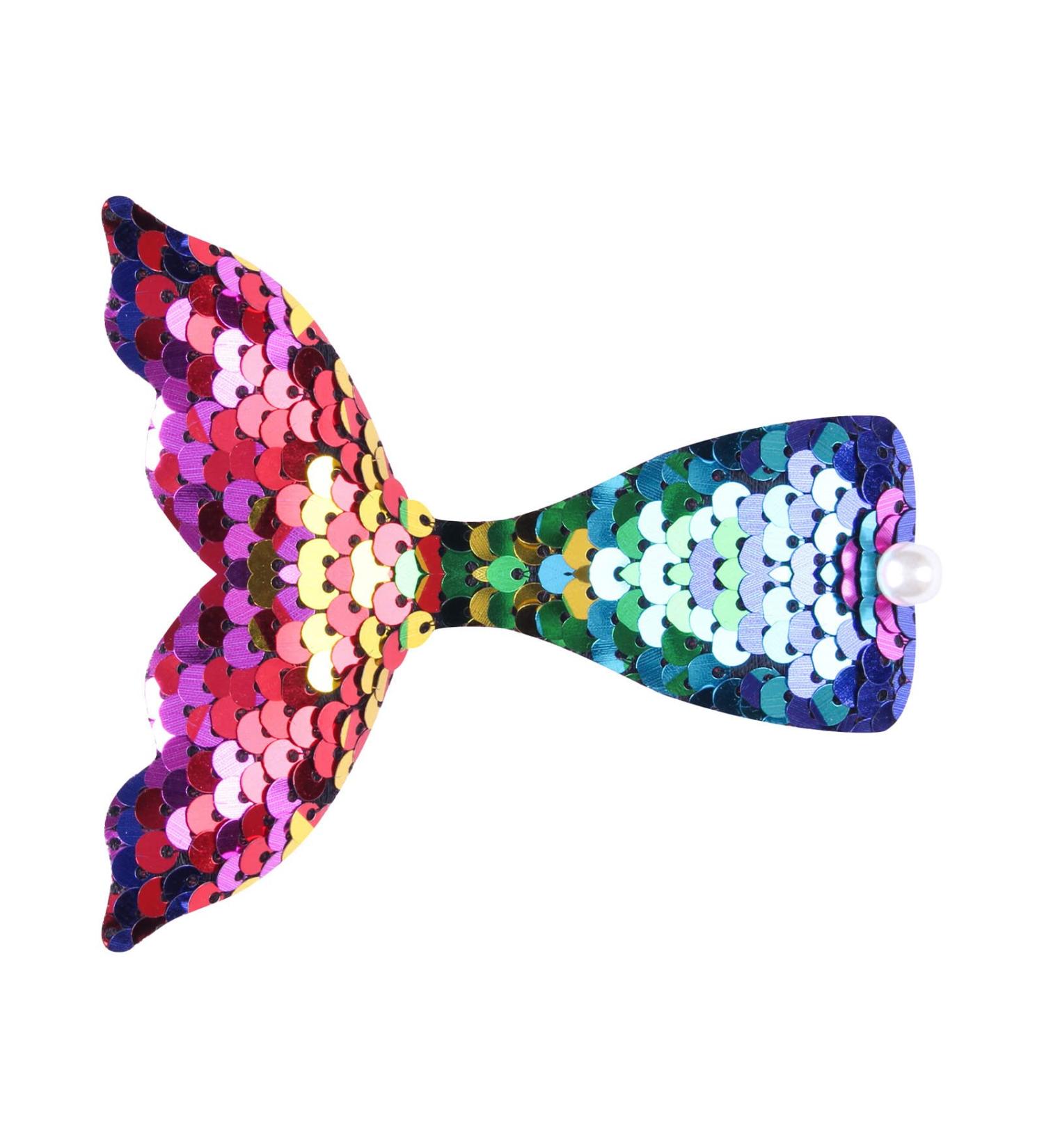 Mermaid Shape Hair Clips for Girls - Cute Sequin Hair Styling Accessories for Babies & Kids - 1 Pack - Buy Online on GoSupps.com