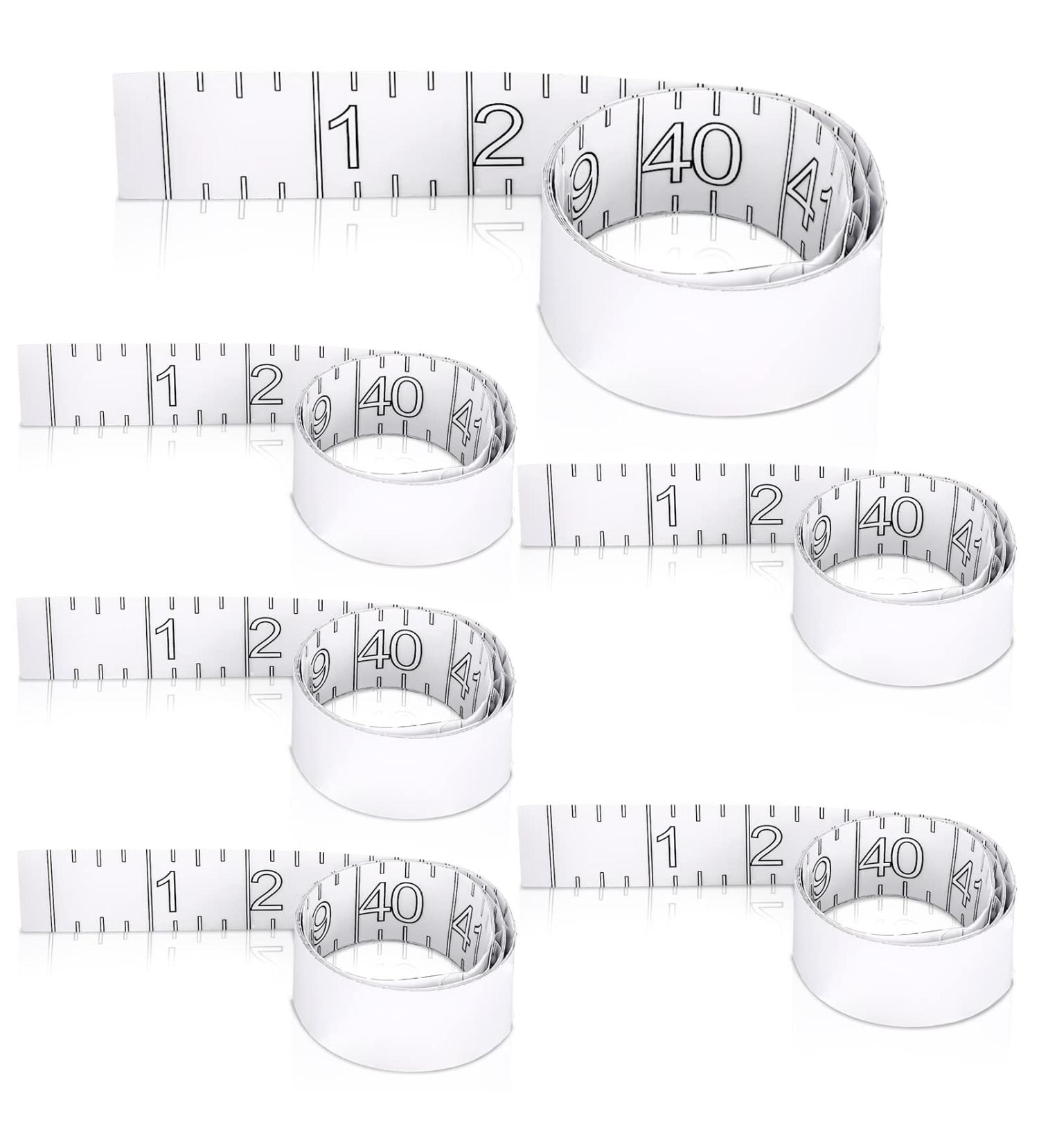 6 Pcs Fish Ruler Decal - Transparent Waterproof Adhesive Measuring Tape Sticker for Boat, Kayak, Net, Gaff - 42 Inch Clear Tape Measure for Fishing Accessories - Buy Online on GoSupps.com