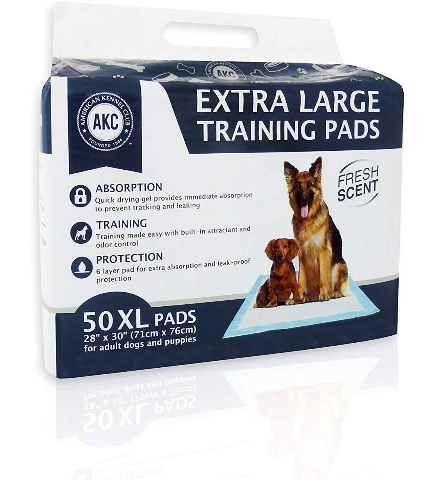 American Kennel Club Puppy Training Pads - Regular & Extra Large Sizes - Buy Online on GoSupps.com