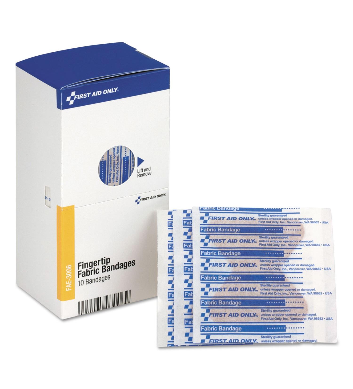 First Aid Only 3006 Fingertip Bandages - Individually Packaged | Fast International Shipping - Buy Online on GoSupps.com