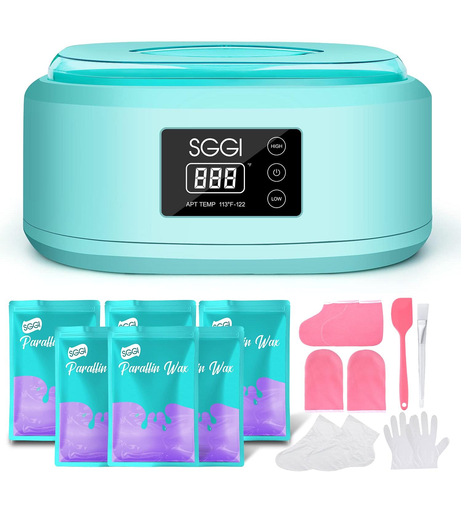 SGGI Digital Wax Warmer 3000ML with 6 Paraffin Wax Refills - Moisturizing and Softening Treatment for Hands and Feet - Great Gift for Women - Buy Online on GoSupps.com
