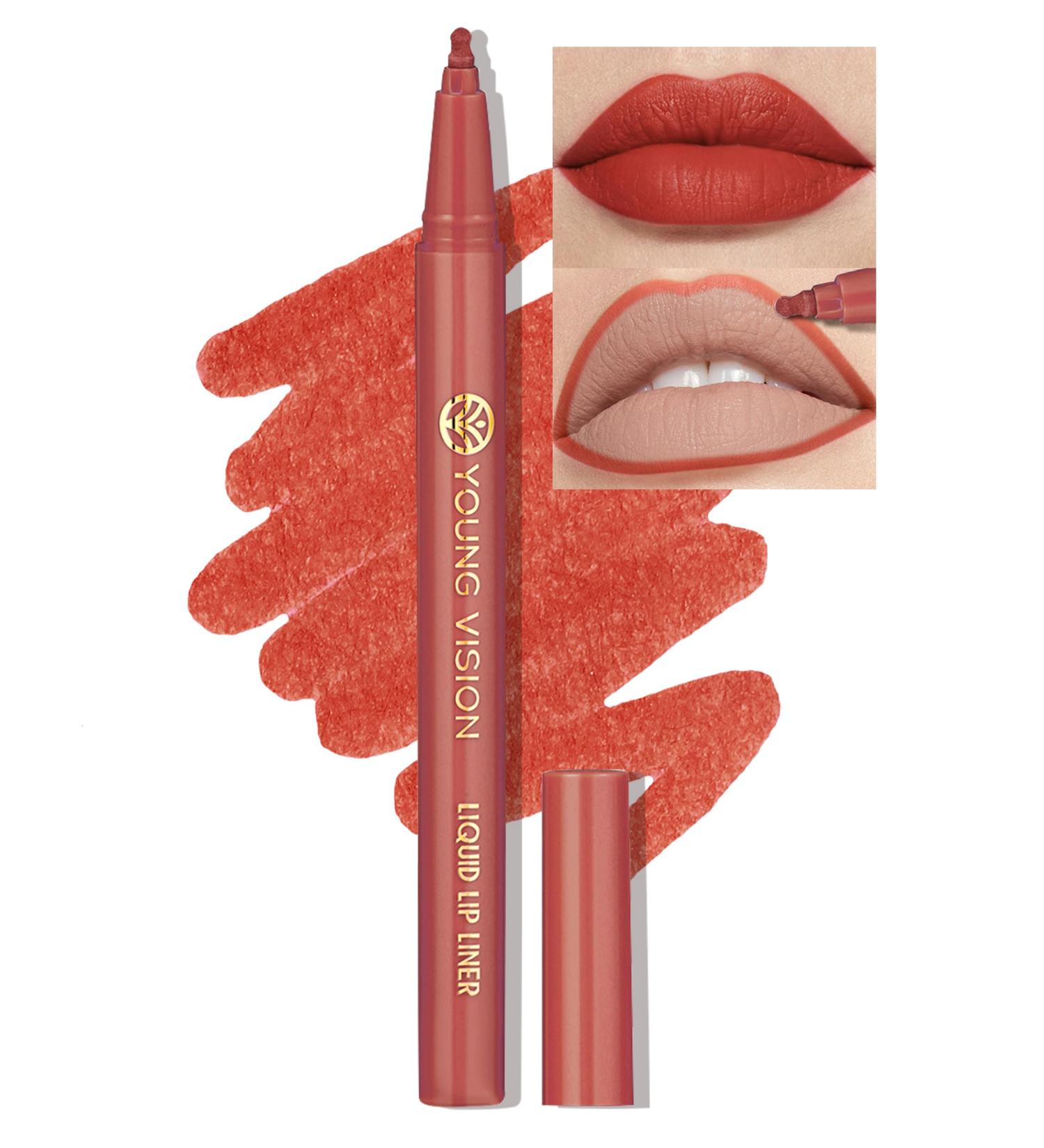  Jutqut Waterproof Lip Liner Long Lasting Waterproof Smudge Resistant Matte Liquid Lip Liner High Pigmentation Lip Liner Smooth Lip Liner Lipstick - Buy Online on GoSupps.com