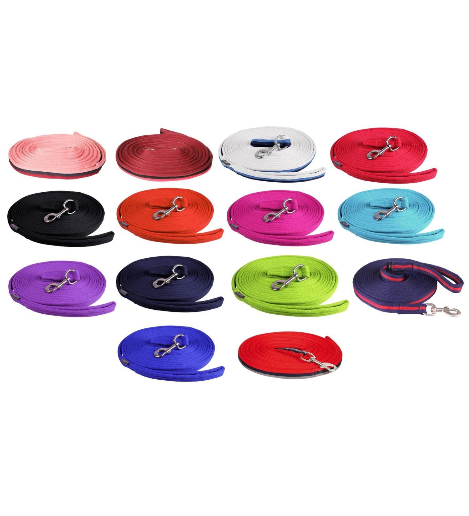 Netproshop Soft Lunge with Carabiner (8m) - Durable Pink Lunge Line for Ground Work - International Shipping Available - Buy Online on GoSupps.com