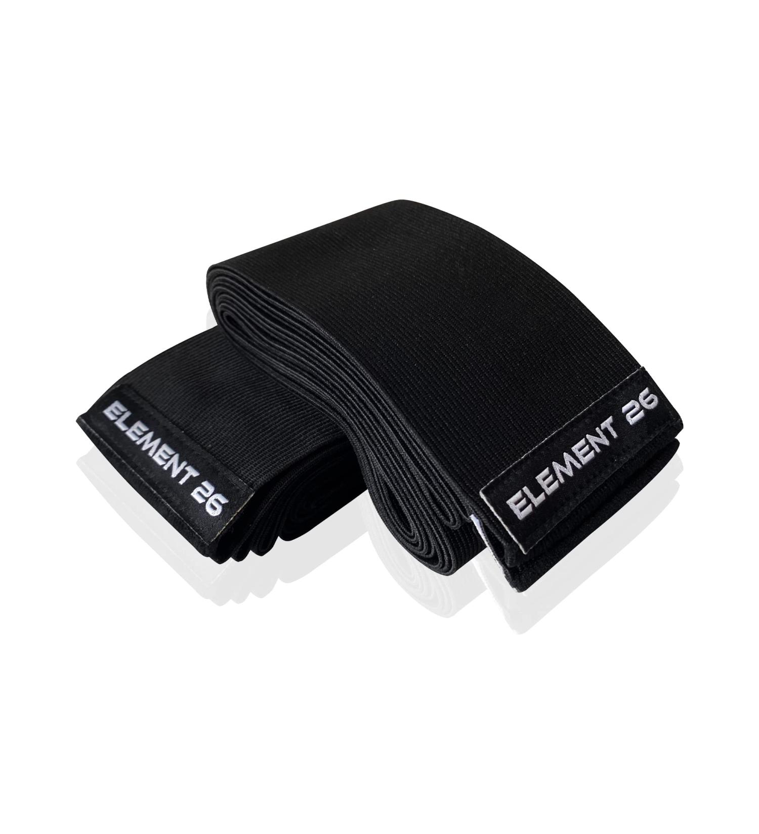 Element 26 Knee Wraps for Weightlifting - Compression Support for Powerlifting & Bodybuilding - Buy Online on GoSupps.com