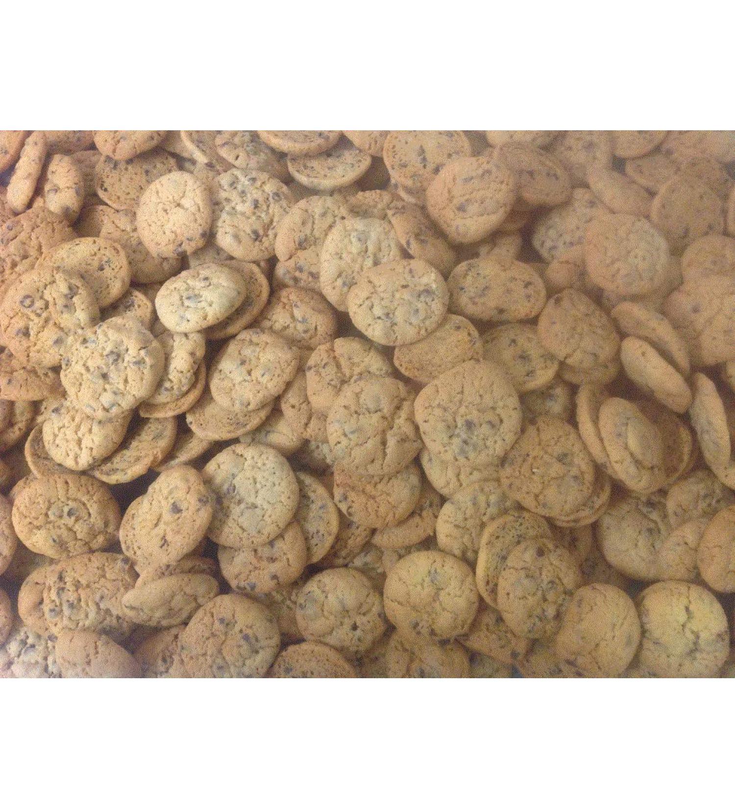 Provencebiscuit. 1 kg of black chocolate chip cookies. Handmade.