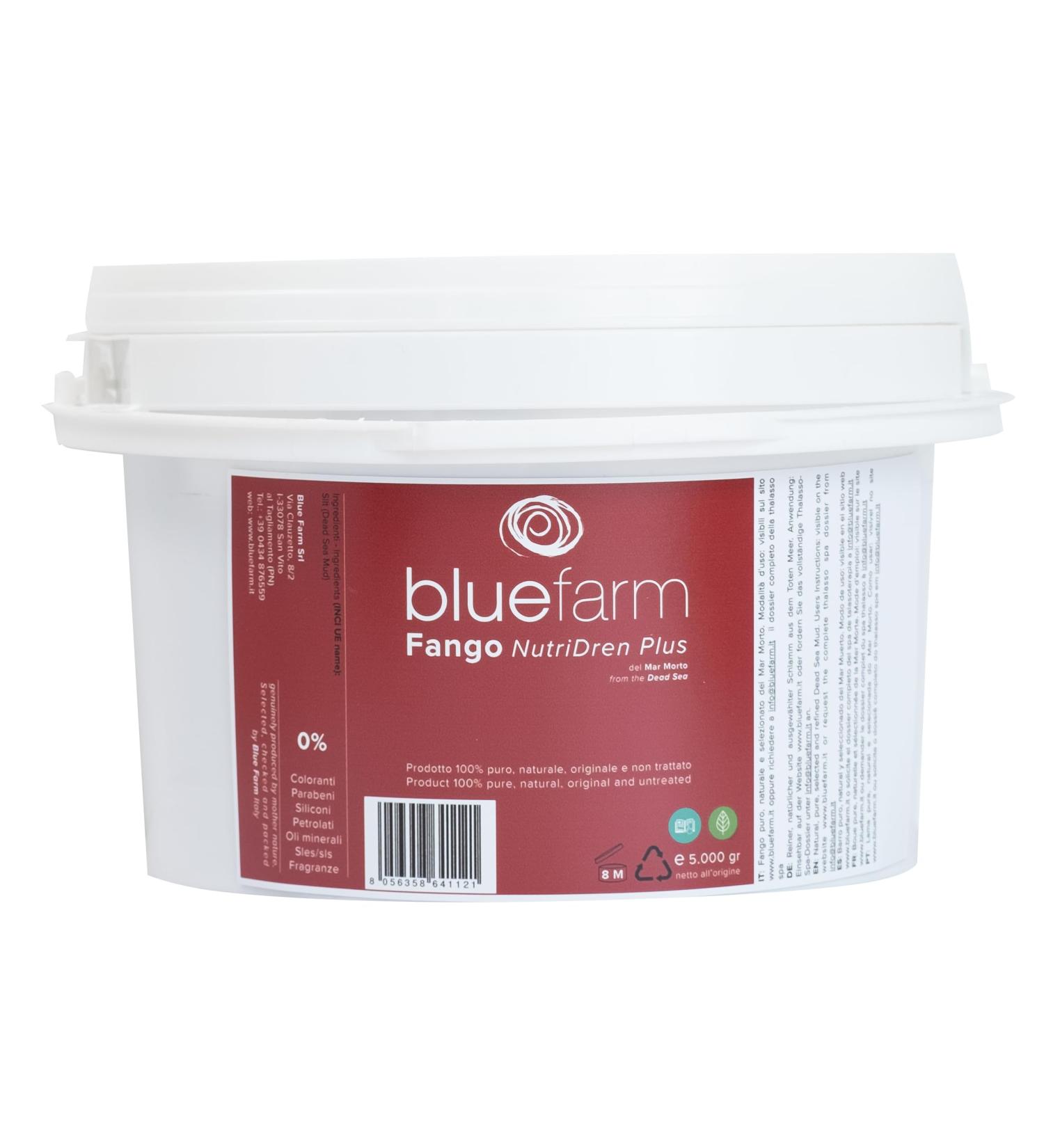 FERME BLEUE | Boue de la Mer Morte 5.000 gr NutriDren Plus produit 100% pur naturel original et non trait  - Buy Online on GoSupps.com