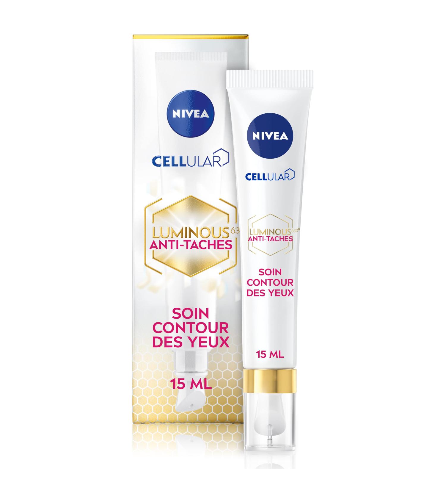 NIVEA Luminous 630 Eye Care (1 x 15 ml) Anti-dark spot eye contour care Anti-aging eye contour care for all skin types - Buy Online on GoSupps.com