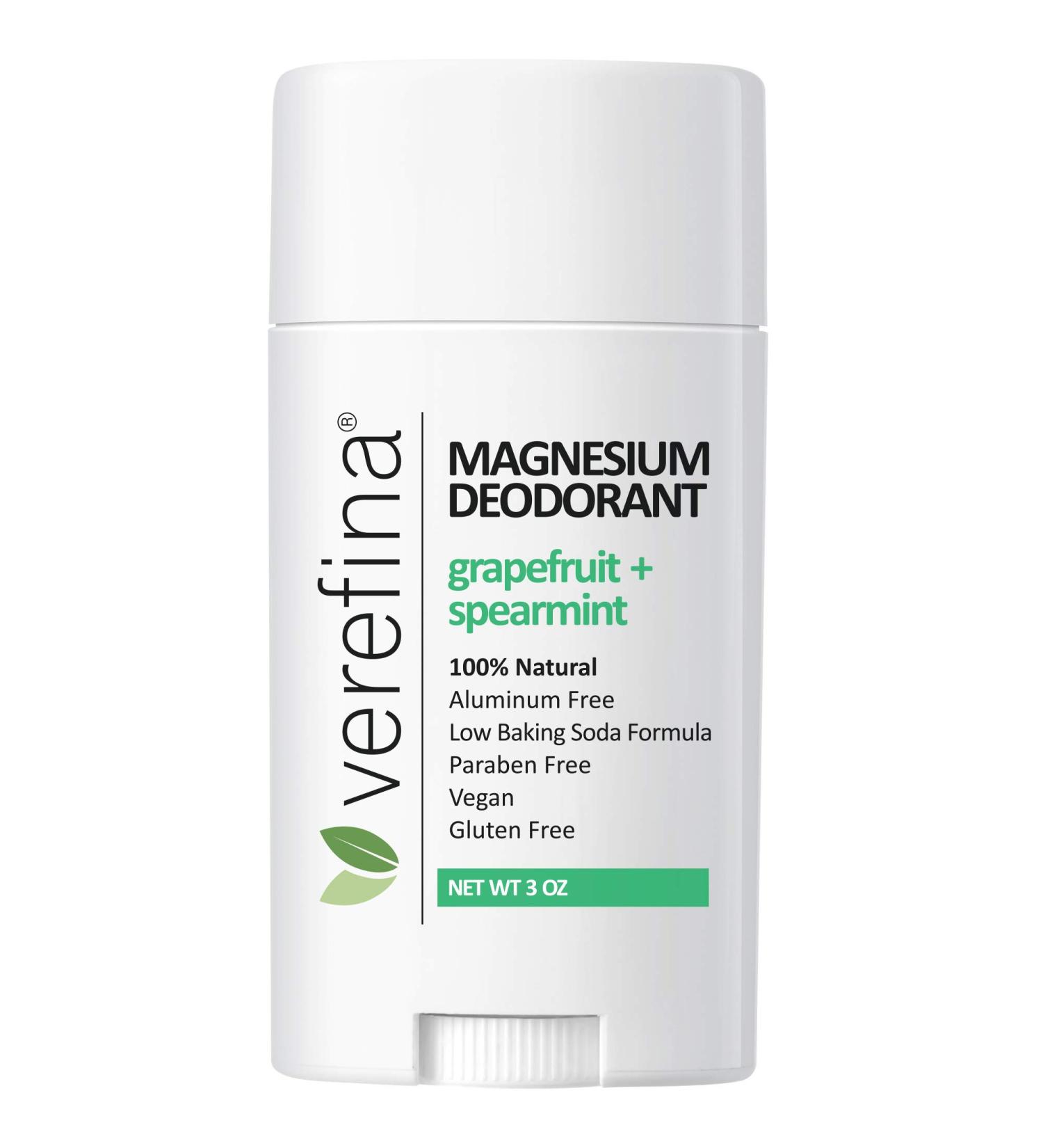 Verefina Aluminum Free Deodorant for Men & Women - Natural, Hypoallergenic, Non-Toxic | Vegan, Cruelty-Free | 3 oz Stick - Buy Online on GoSupps.com