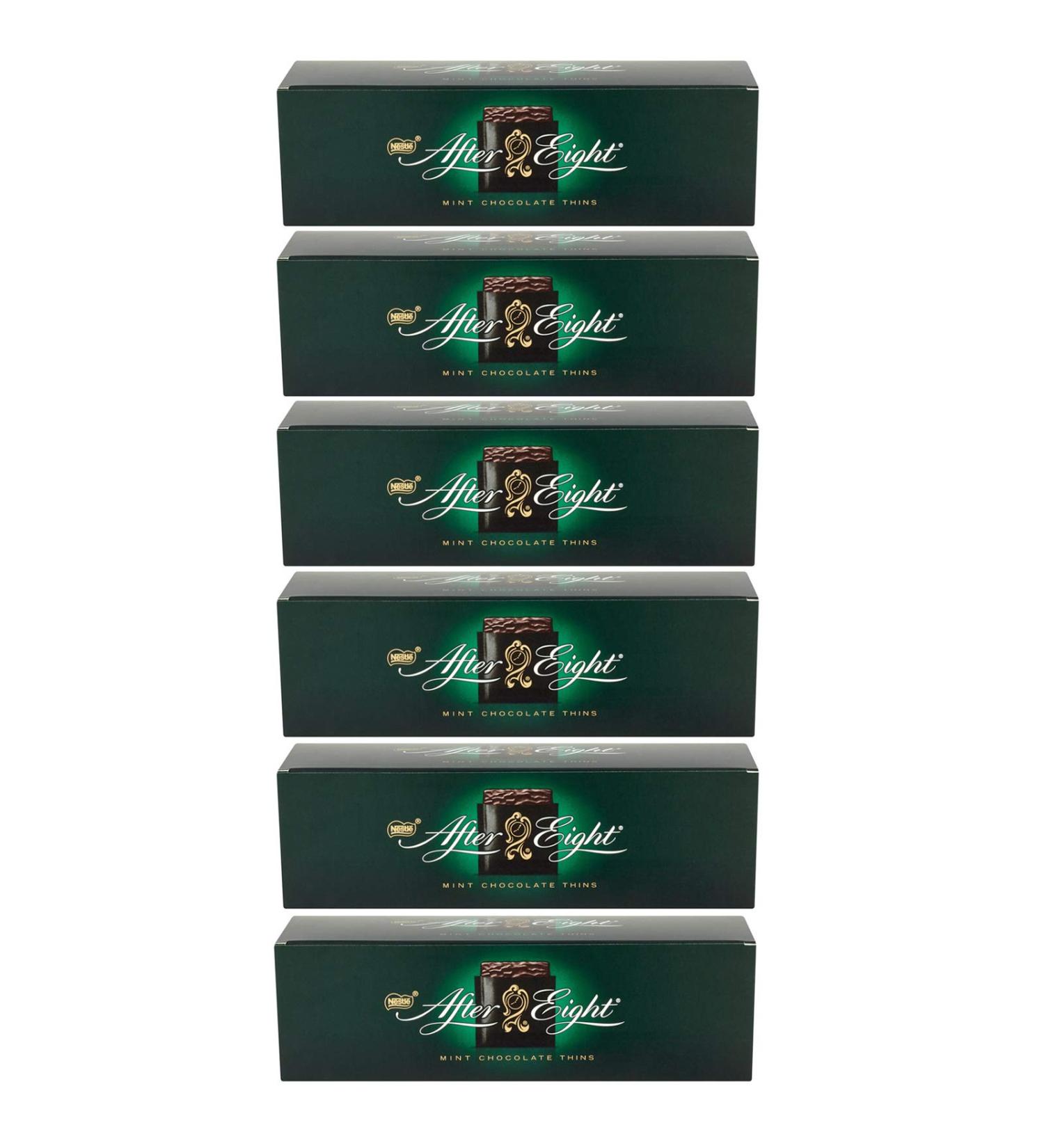 After Eight Lot de 6 effil s la menthe pour chocolat 300 g