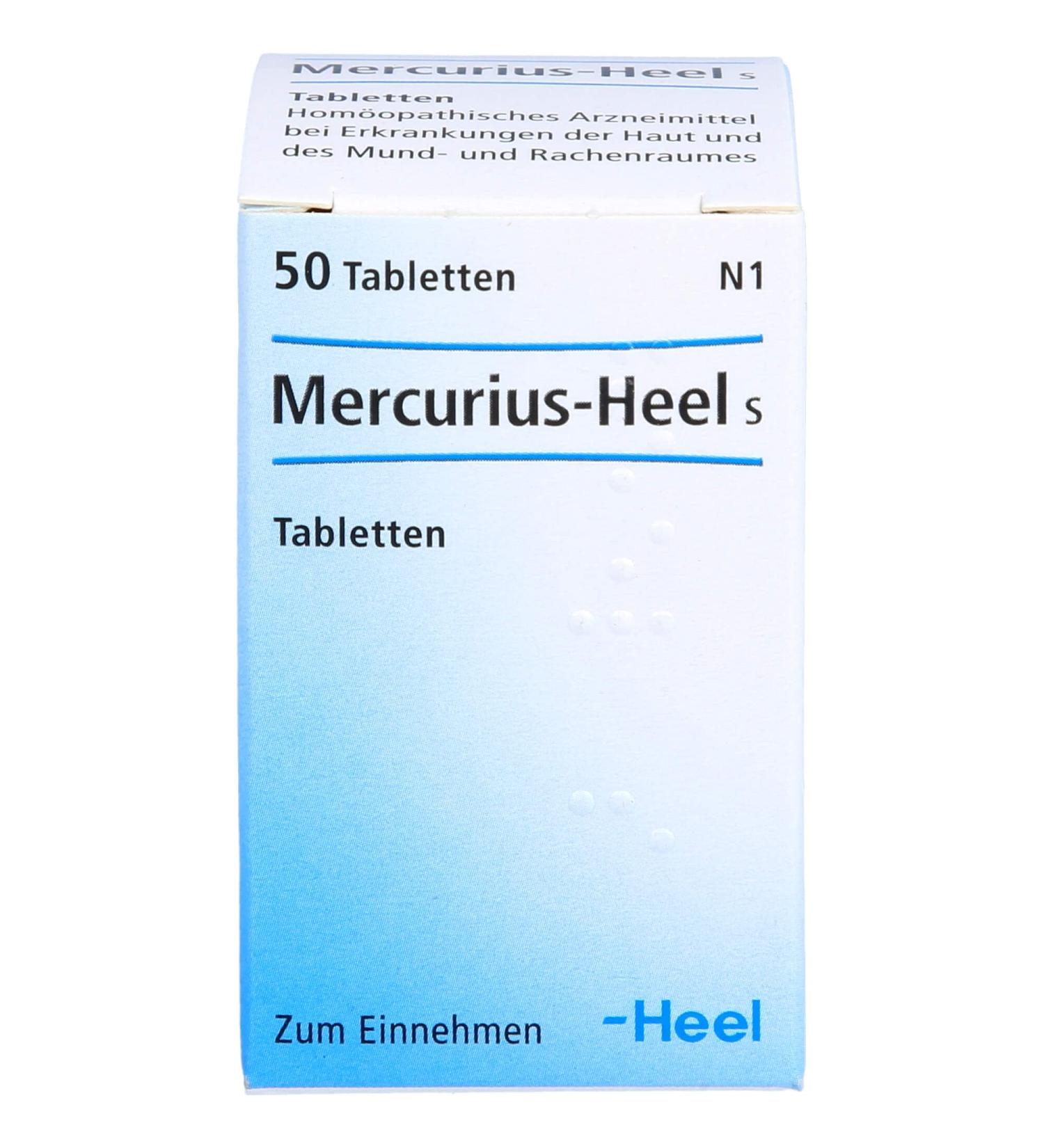 Buy Mercurius Heel S Tablets 50g Fast International Shipping | Homeopathic Relief - Buy Online on GoSupps.com