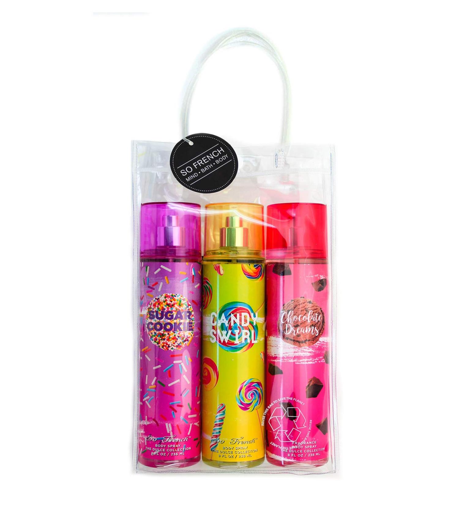 Dulce Collection Body Mist Set (Sugar Cookie Candy Swirl Chocolate Dreams) - Buy Online on GoSupps.com