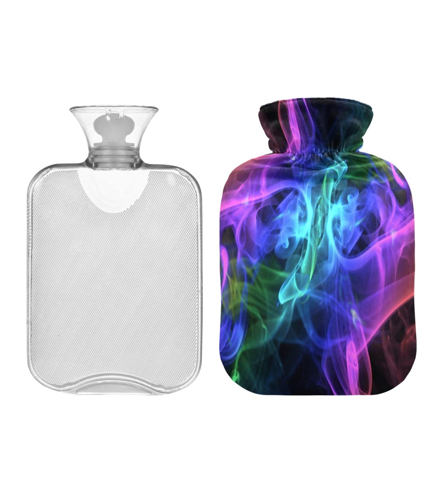 Fantasy Smoke 2L Hot Water Bottle | Winter Plush Cover | Soft Hand & Feet Warmer for Kids & Adults - Buy Online on GoSupps.com