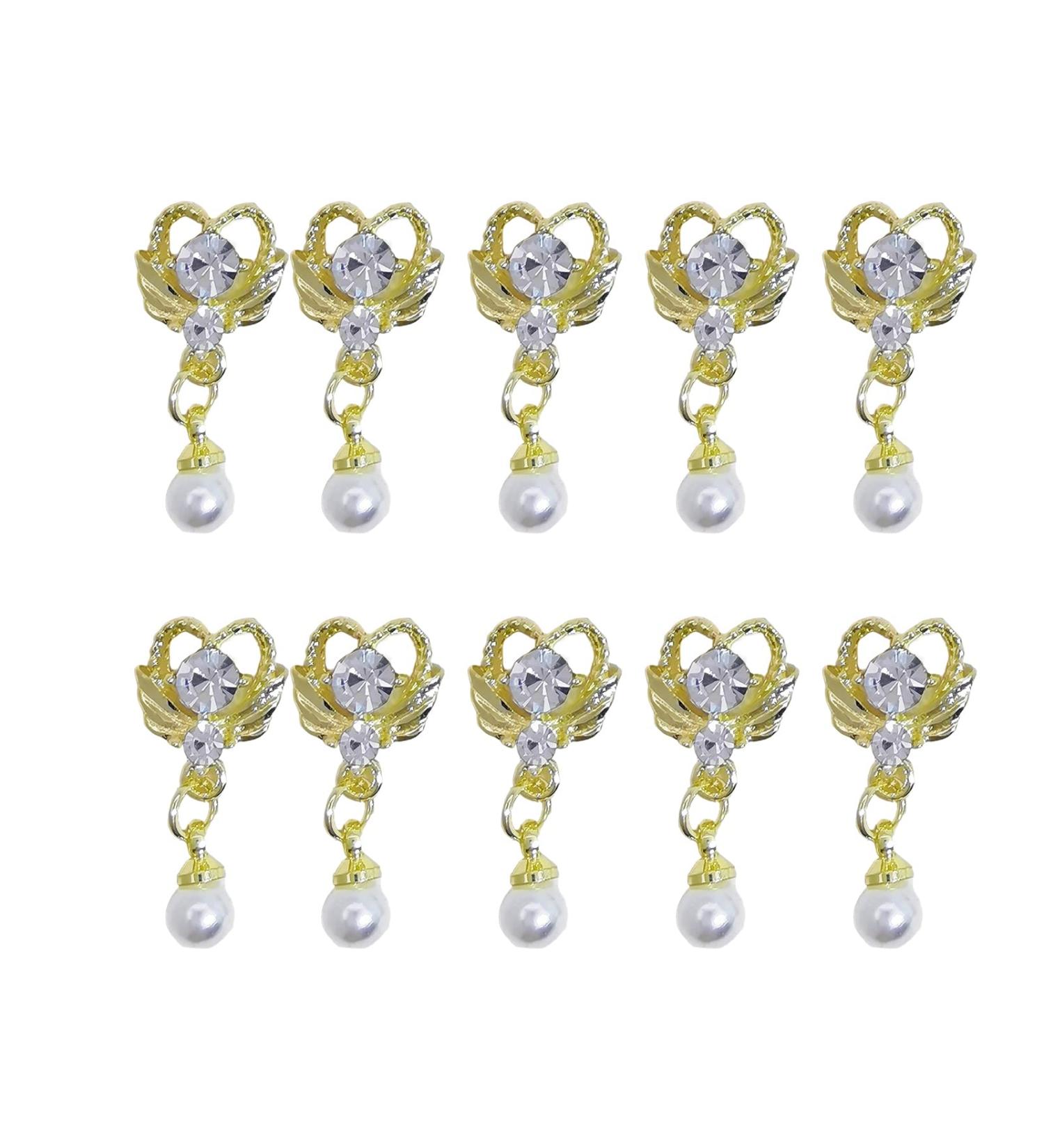Worparsen Nail Jewelry Pendant Style Nail Art Decor DIY Manicures Gadget High Durability for Salon 1 Bag E - Buy Online on GoSupps.com
