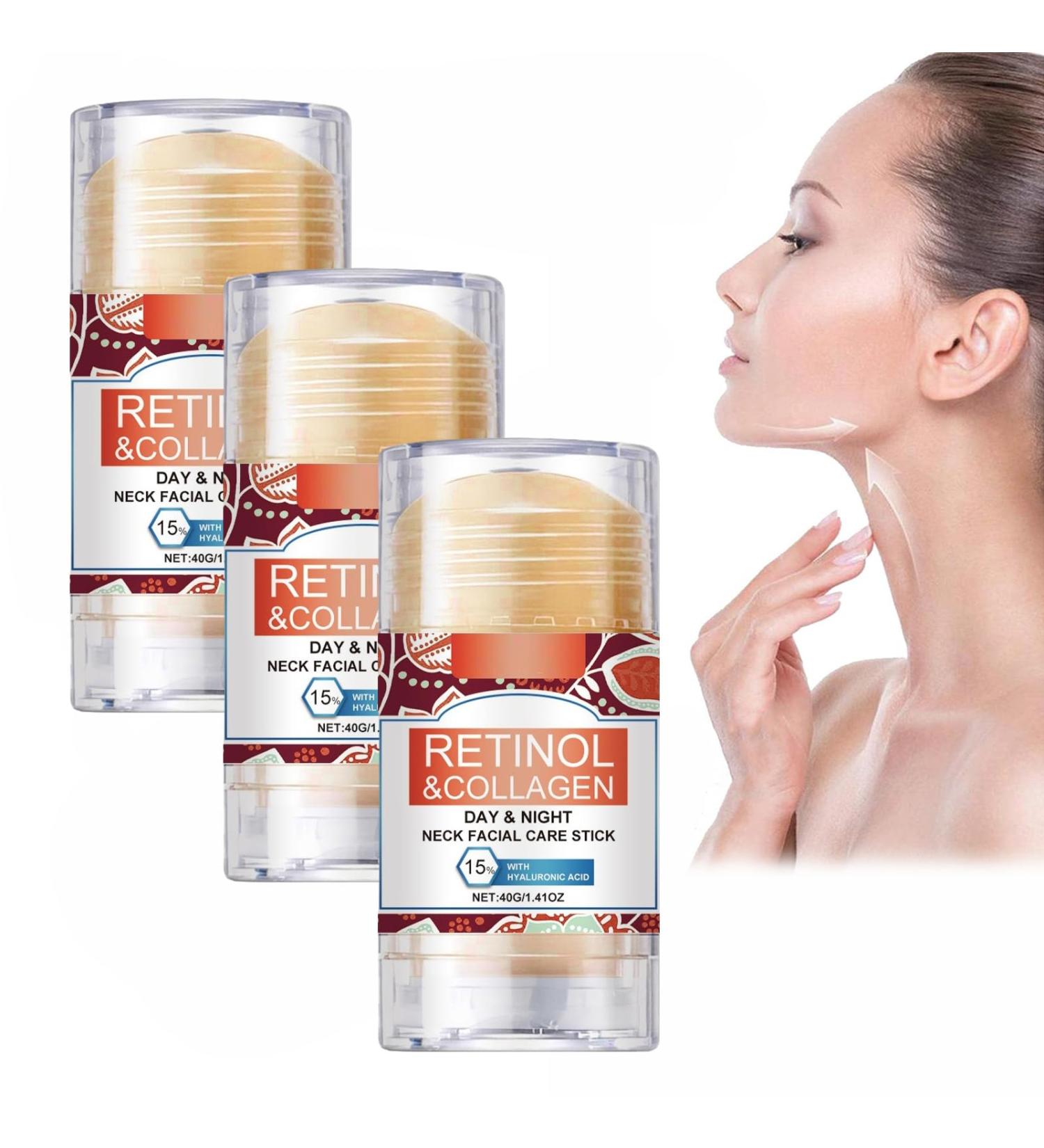  JASUBAI 3 Pack Retinol Collagen Throat Facial Cream Firming Neck Serum Anti Aging Firming Neck Cream Firming Firming Neck Cream Daily Moisturizer Against Against - Buy Online on GoSupps.com