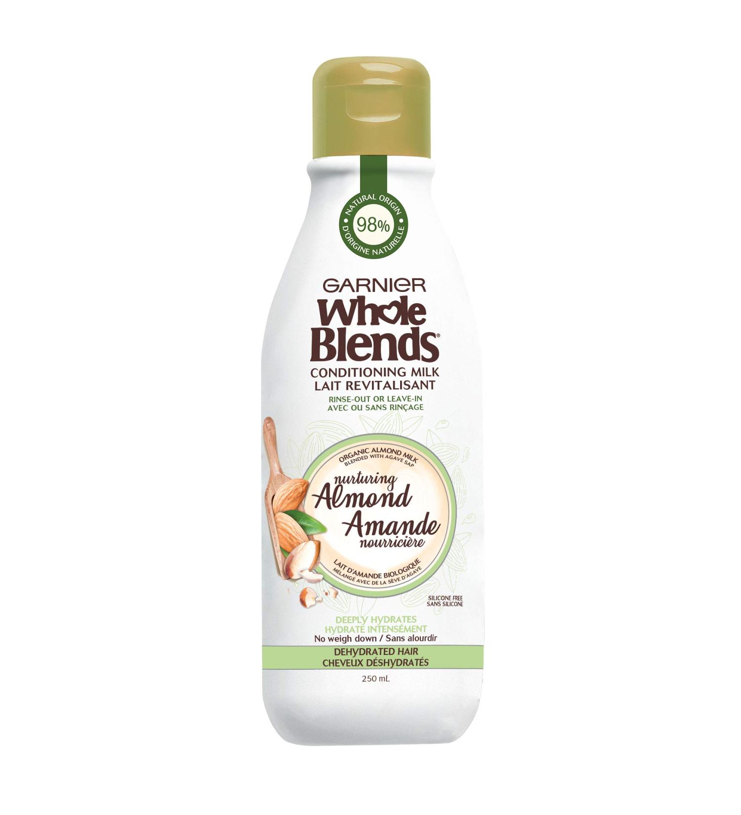 Garnier Whole Blends Conditioning Milk Nurturing Almond 250 Milliliters - Buy Online on GoSupps.com