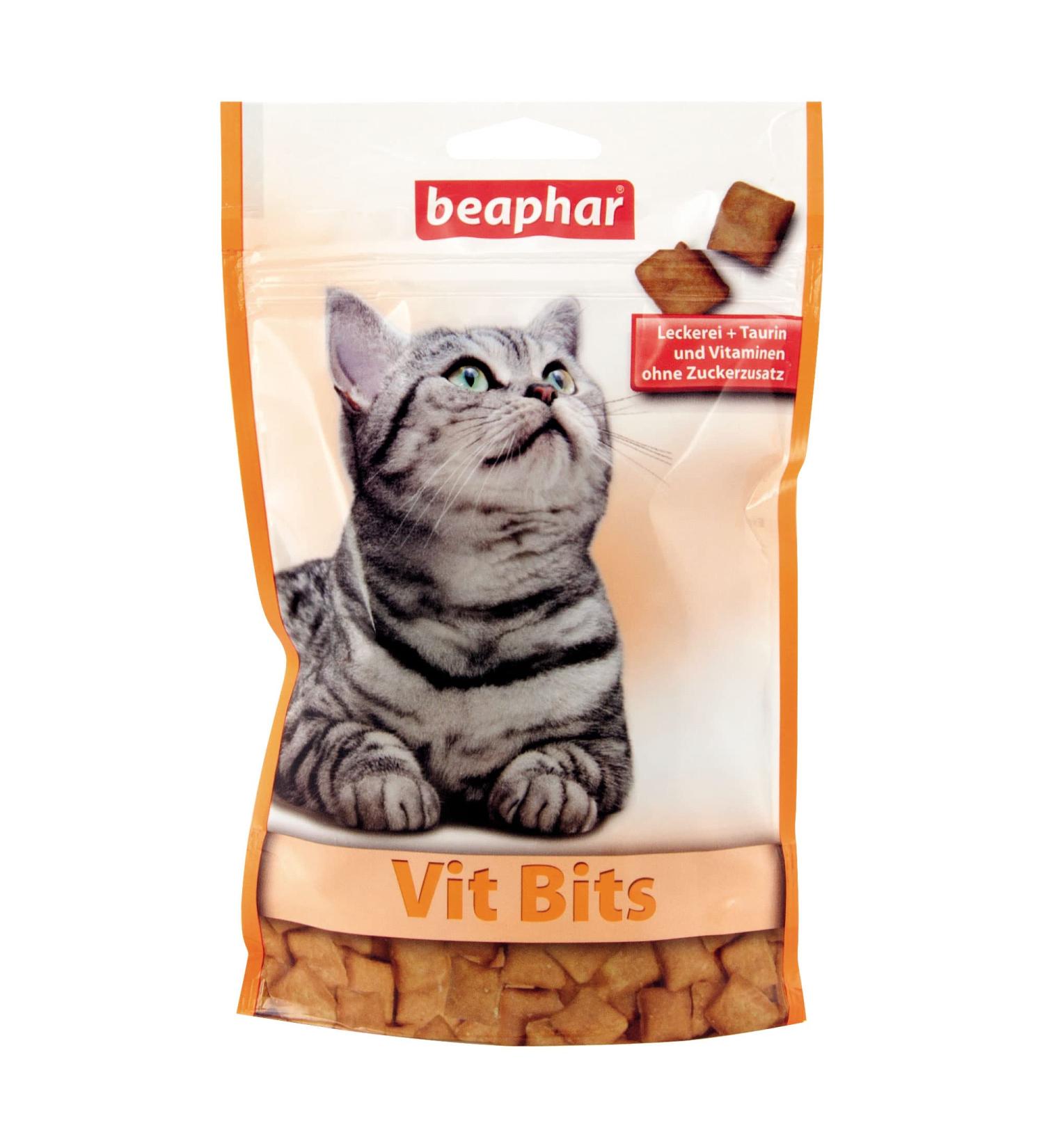 Beaphar Vit Bits for Cats Multi-Vitamin Paste with Taurine | Daily Vitamin Supply | 150g | International Shipping Available - Buy Online on GoSupps.com
