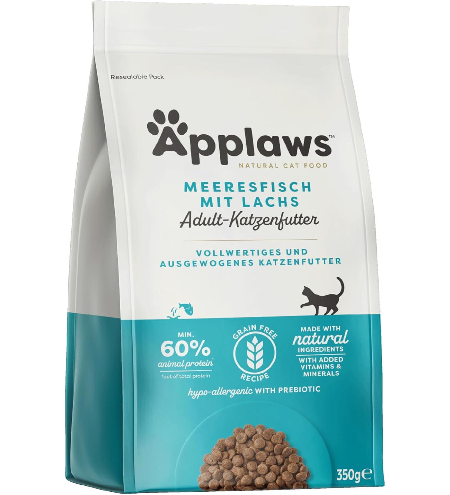 Applaws Complete Natural Dry Cat Food 350g - Ocean Fish & Salmon for Adults | Premium Quality International Shipping - Buy Online on GoSupps.com