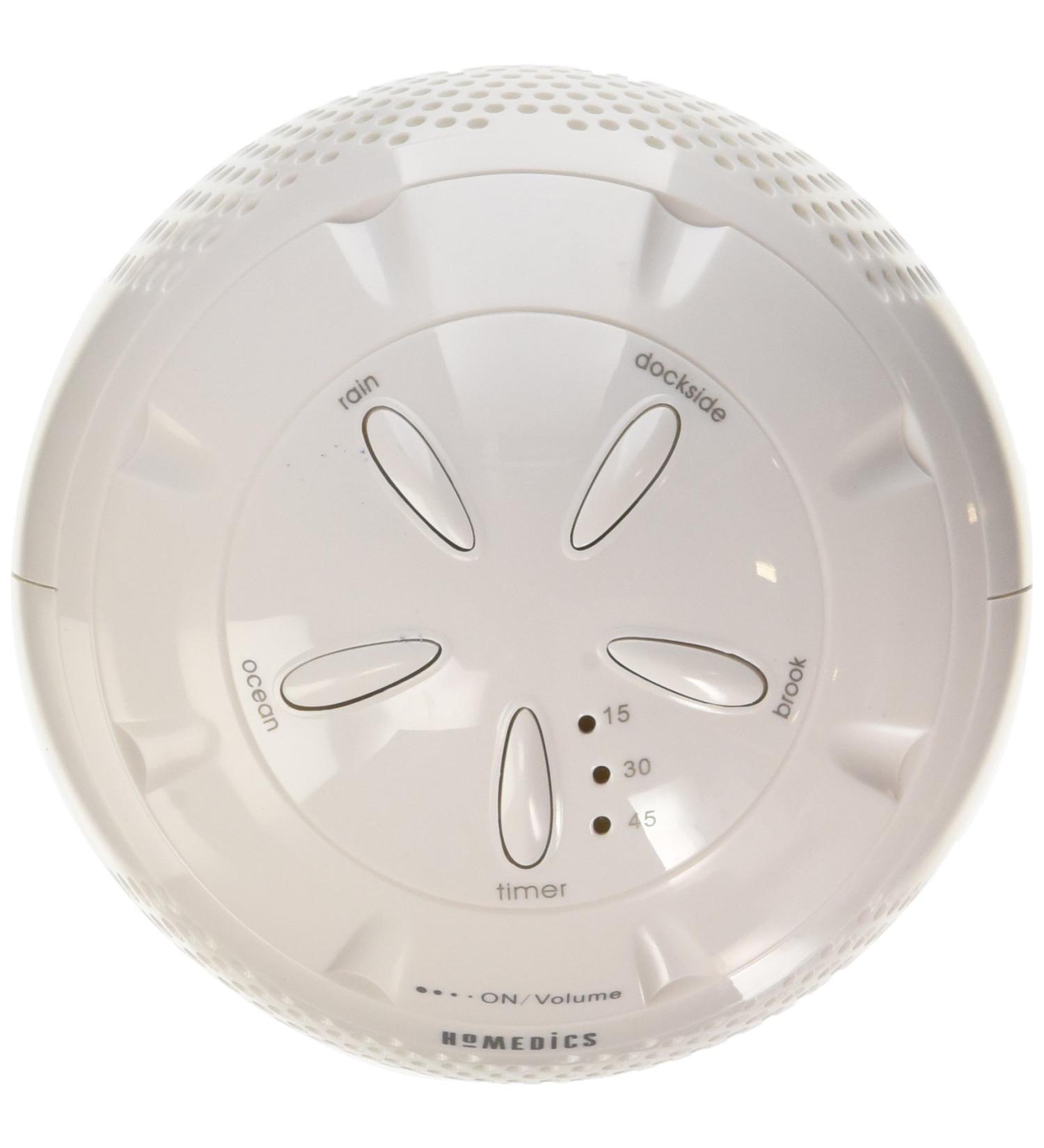 Buy Homedics Sound Spa Mini SS-MN102 White | Peaceful Sleep & Relaxation | International Shipping Available - Buy Online on GoSupps.com