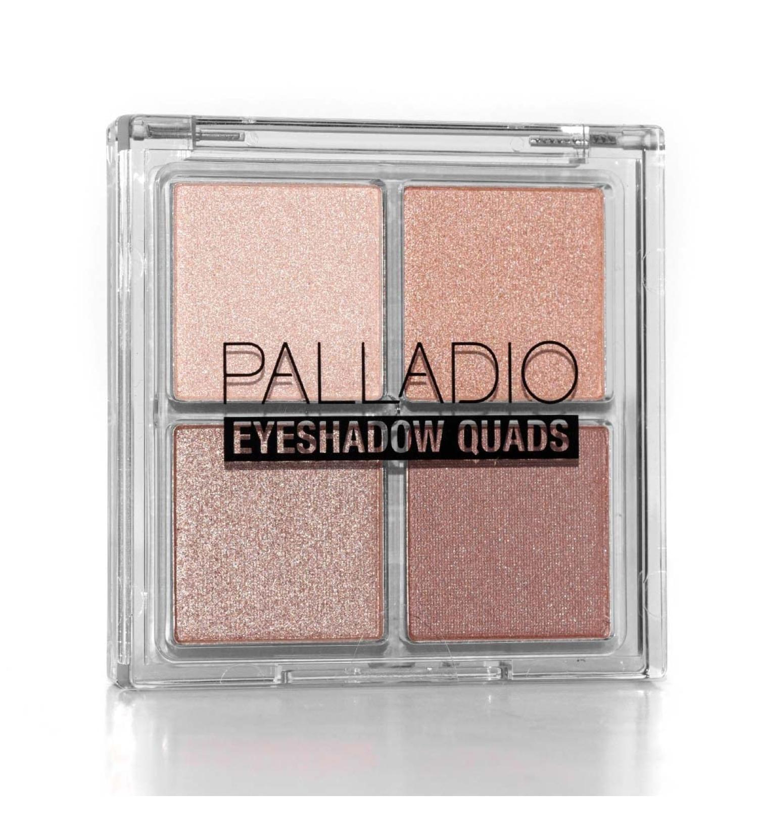 Palladio Eyeshadow Quad - Velvety Matte and Metallic Shades, Creamy Formula, Talc-Free - Ballerina Palette - Buy Online on GoSupps.com