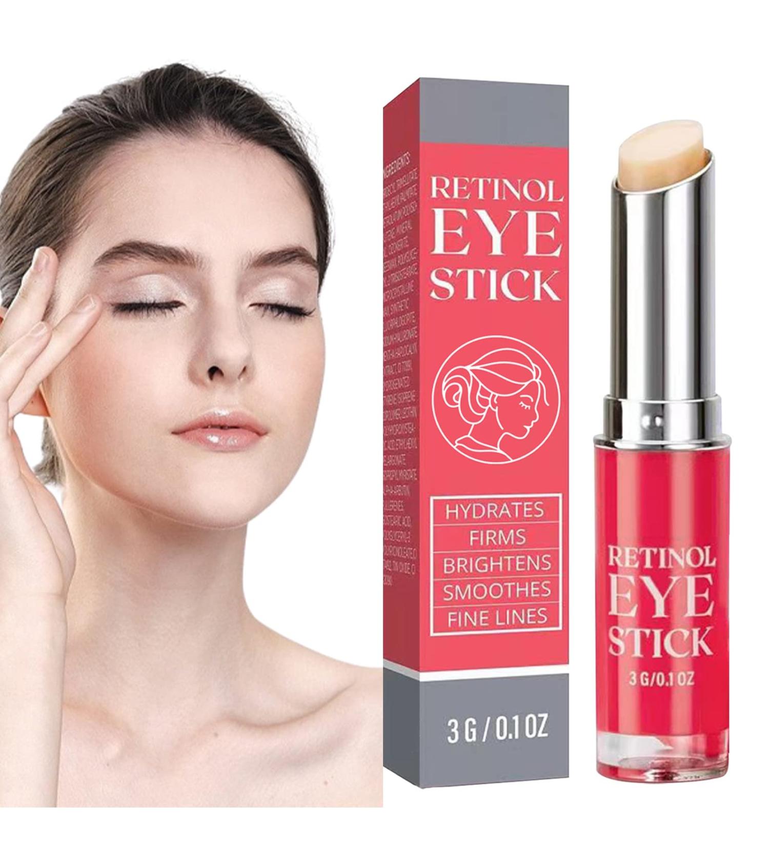 Retinol Eye Cream Retinol Eye Stick for Dark Circles Puffiness Reduces Fine Lines and Dark Circles Under Eye Cream Eye Balm Stick for Women (1 Piece) - Buy Online on GoSupps.com