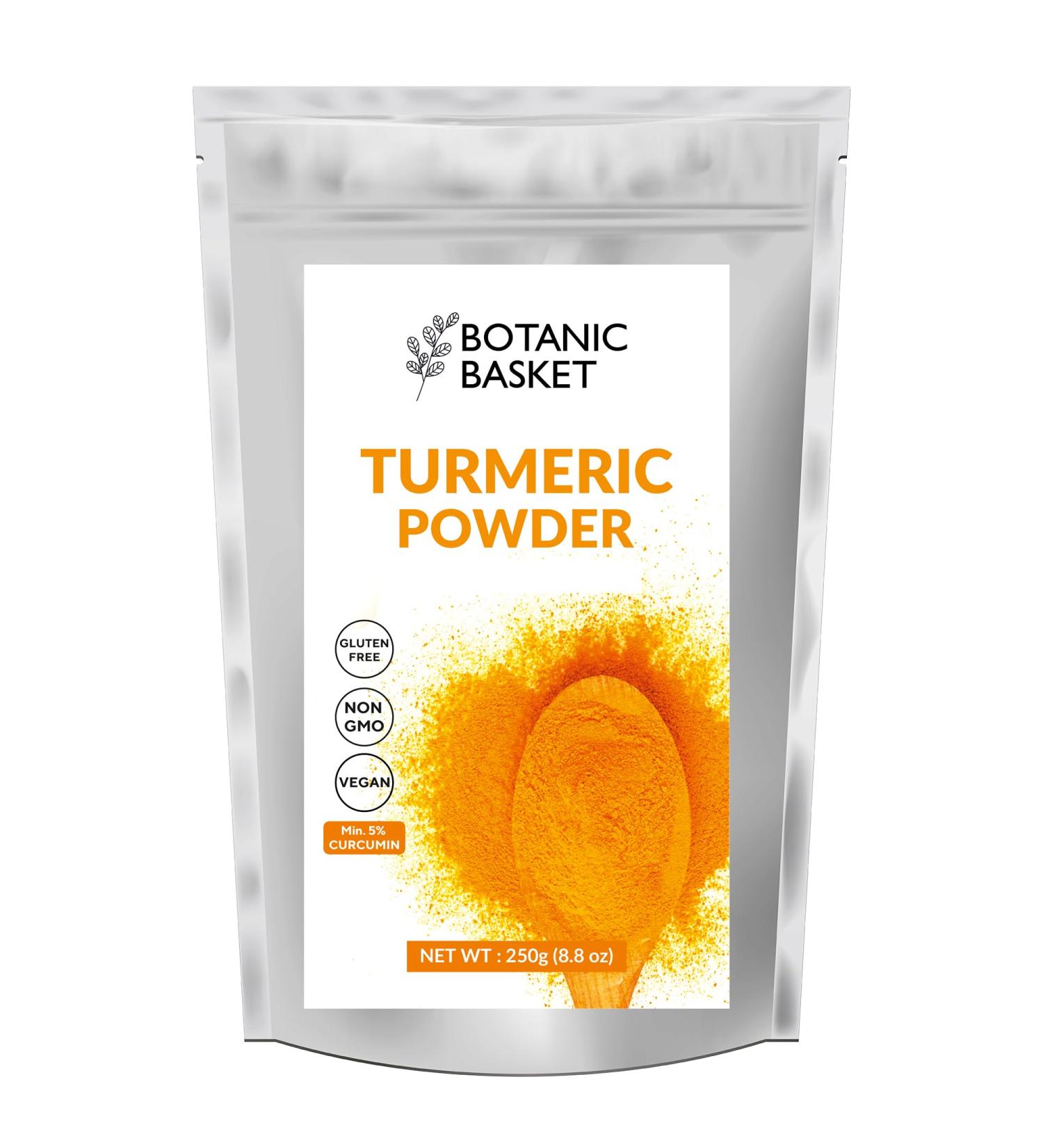 Ecoveda Naturals Turmeric powder 250 grams min 5 curcumin content made with 100 natural turmeric root powder Haldi powder - Buy Online on GoSupps.com