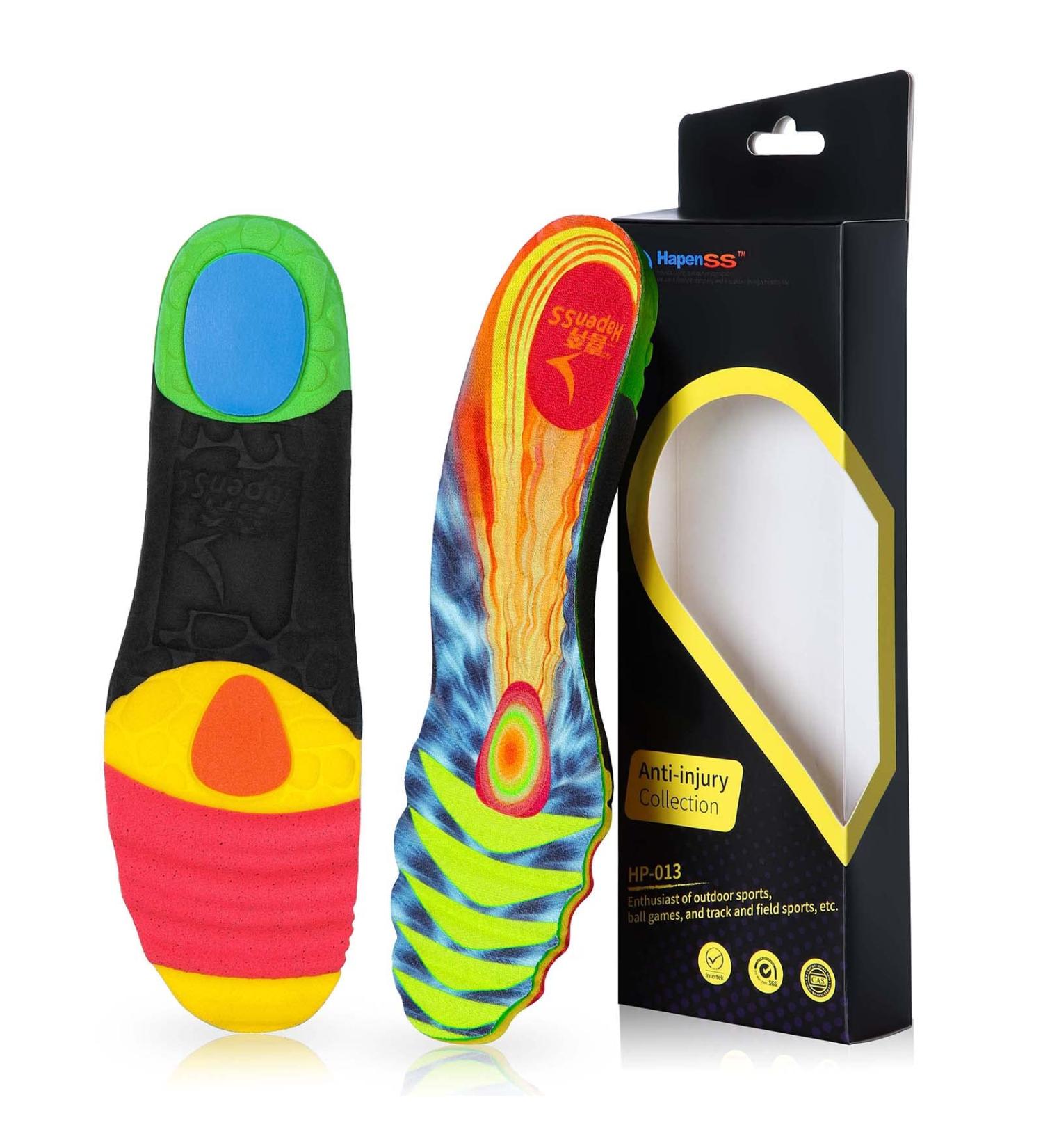 Professional Running Insoles for Men & Women | Moisture Wicking Breathable Non-Slip Design | Prevent Knee Injuries & Relieve Foot Pain | Perfect Gift Idea - Buy Online on GoSupps.com