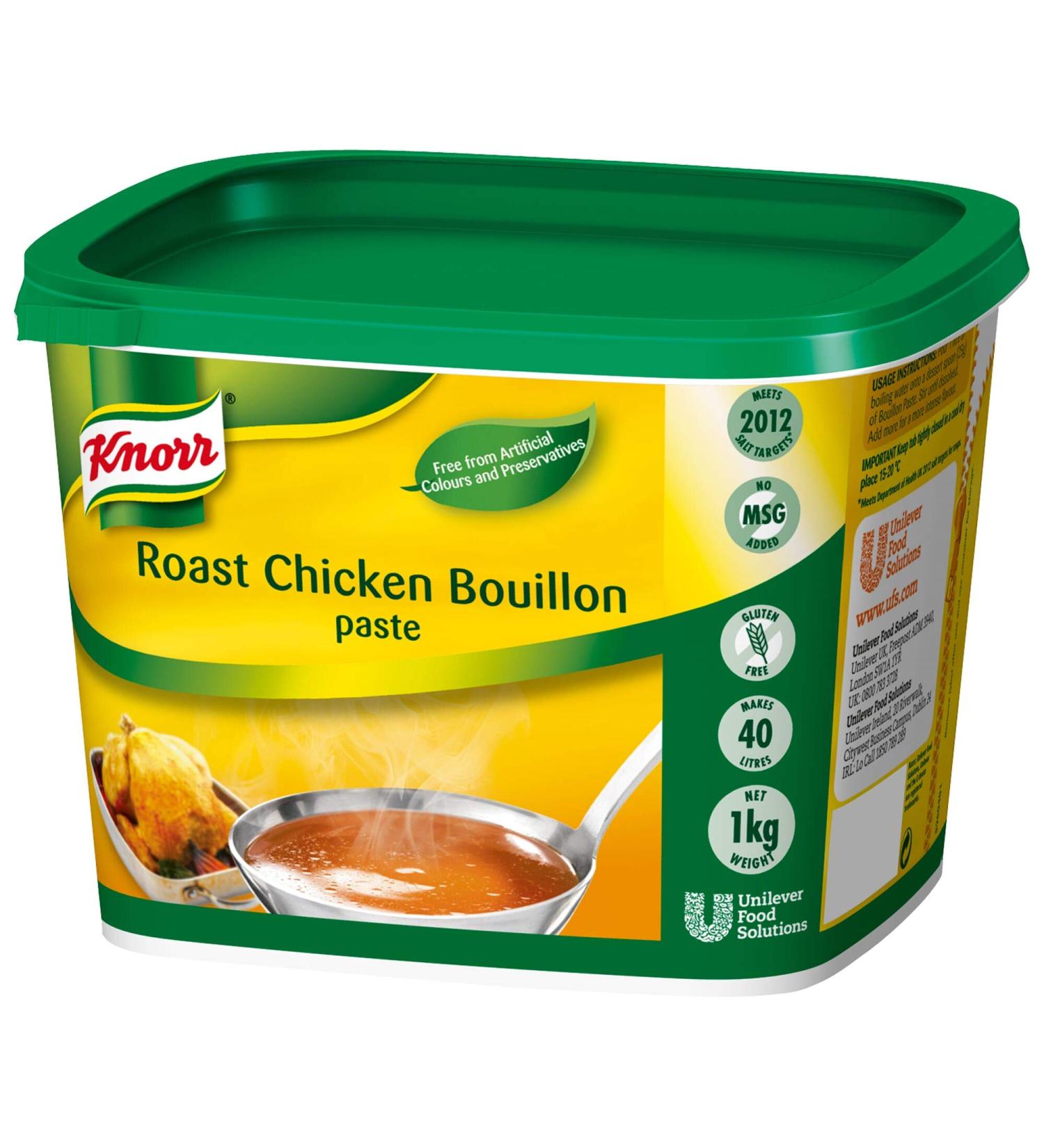 Knorr Professional Roast Chicken Bouillon Paste - 2x1kg