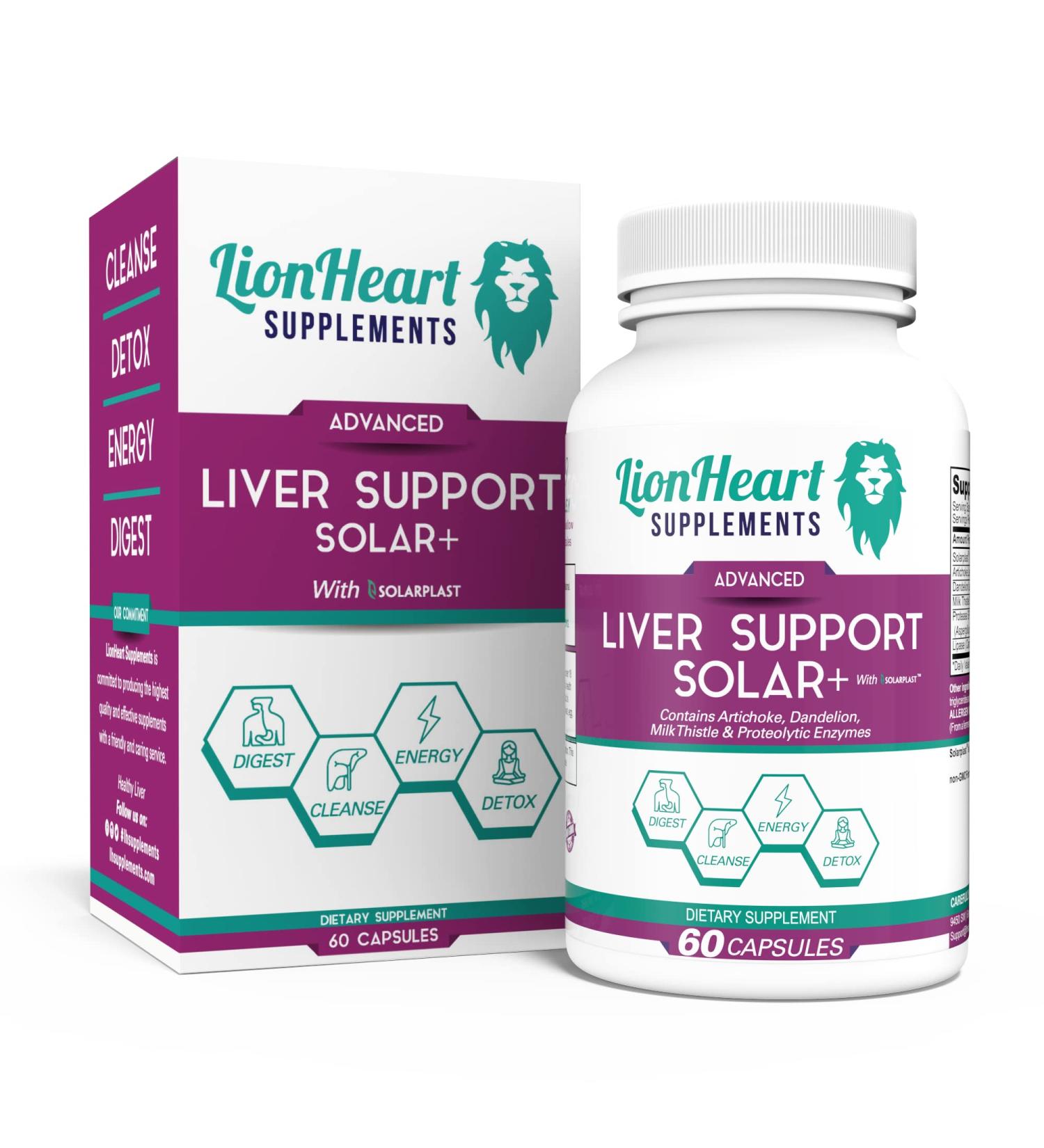 Liver Support Detox Cleanse Supplement - Doctor Formulated No Gallbladder Formula with Milk Thistle for Stone Breaker Capsule - Reduce Fatigue & Boost Health - Buy Online on GoSupps.com