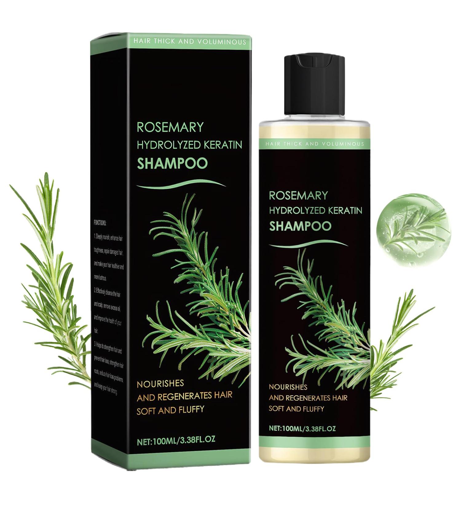 Shampoing Romarin Shampoing Romarin Pousse Cheveux Pour Cheveux Fragiles Et Clairsem s Pour Hommes Et Femmes Nettoyage Doux Et A rien (1 Pi ce 100 Ml) - Buy Online on GoSupps.com