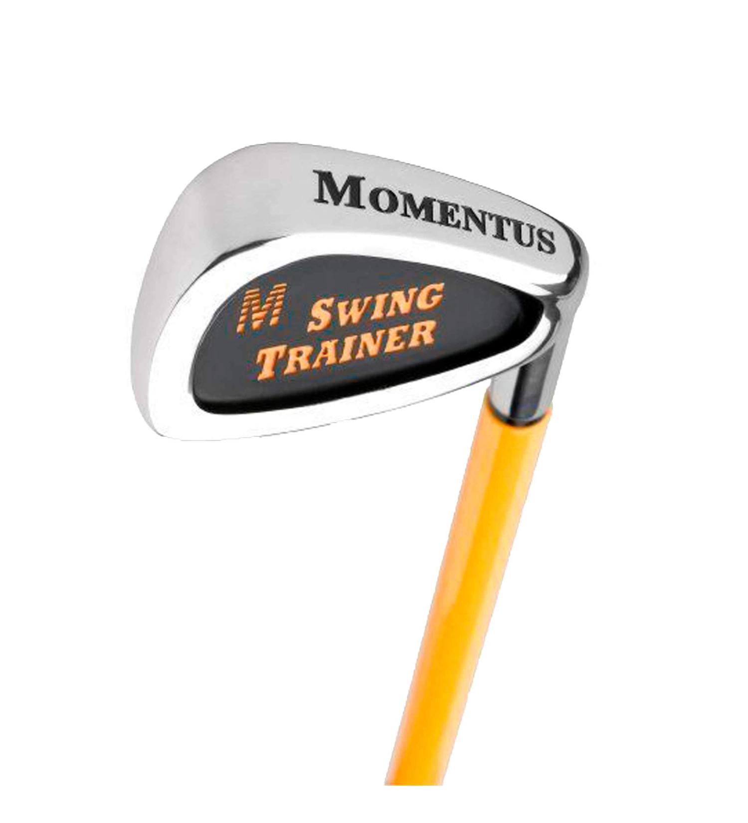 MOMENTUS Weighted Golf Swing Trainer - Shortened 7 Iron for Improved Accuracy and Speed - 48 oz - Buy Online on GoSupps.com