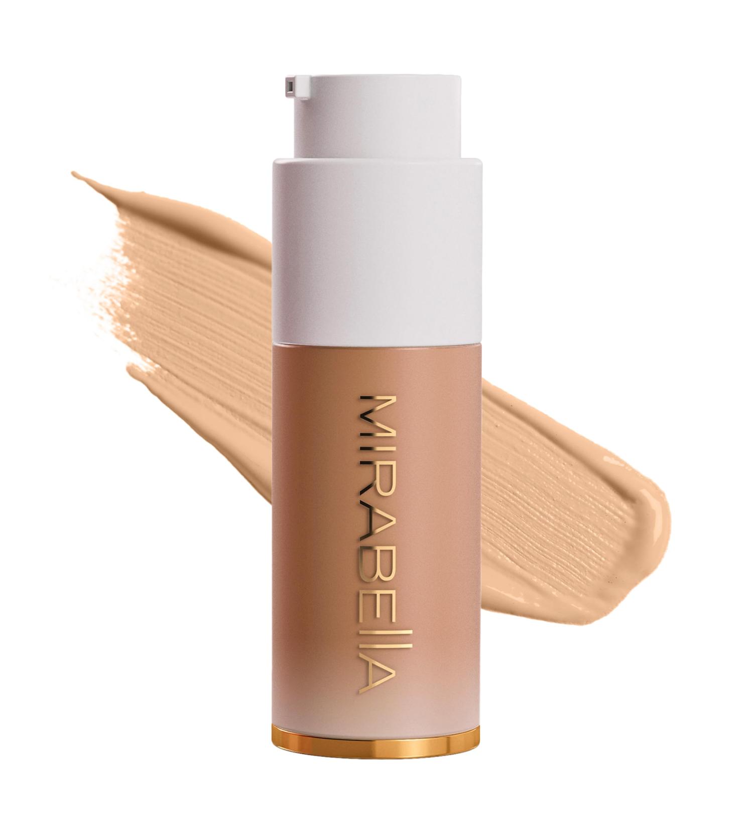 Mirabella Invincible HD Liquid Foundation - Anti-Aging Full Coverage Makeup for All Skin Types (Medium M150) - Moisturizing & Lightweight Foundation for Lasting Beauty - Buy Online on GoSupps.com