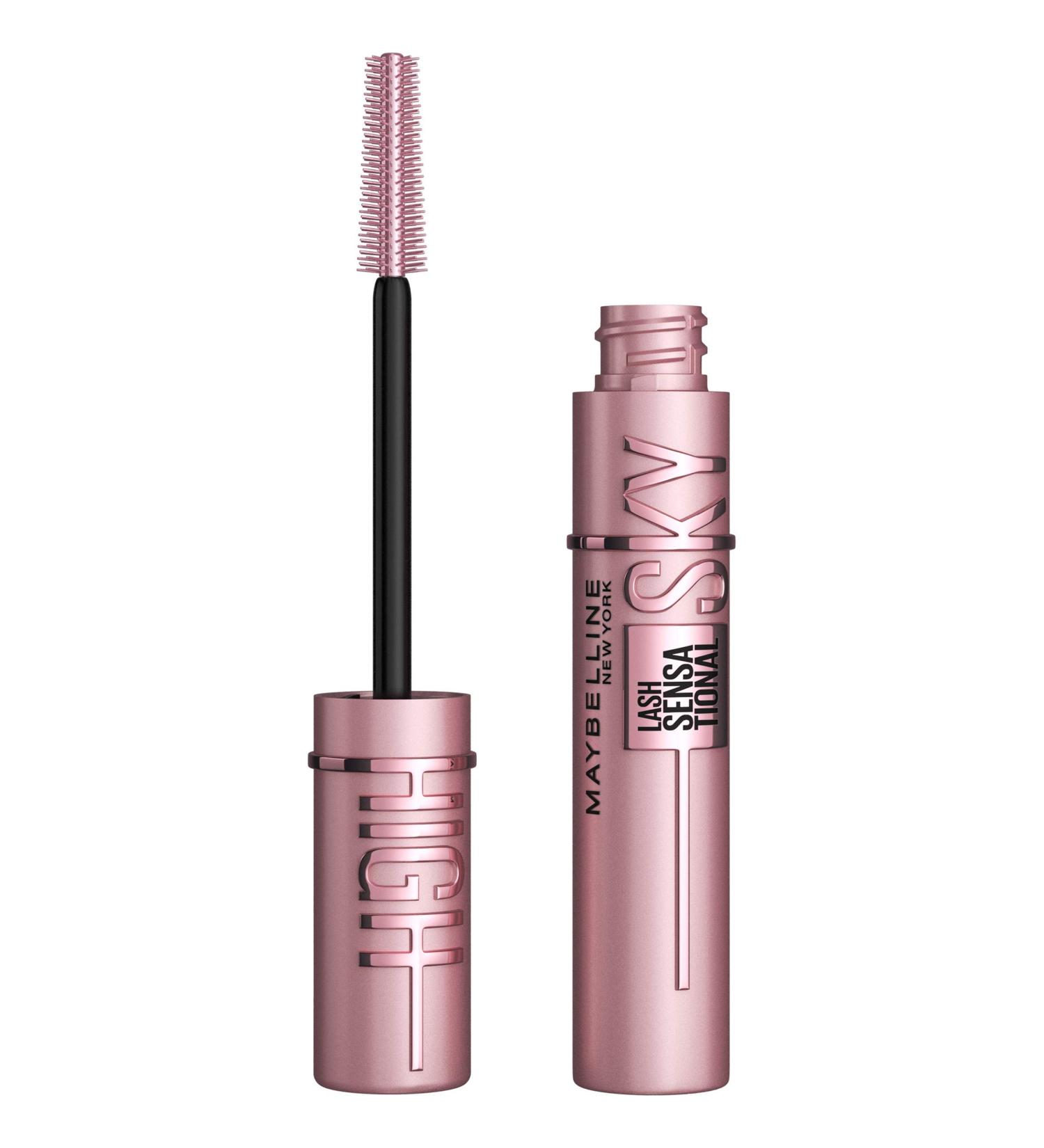 Maybelline Sky High Washable Mascara - Volumizing, Lengthening, Defining & Curling - Blackest Black 0.24 fl. oz - Buy Online on GoSupps.com