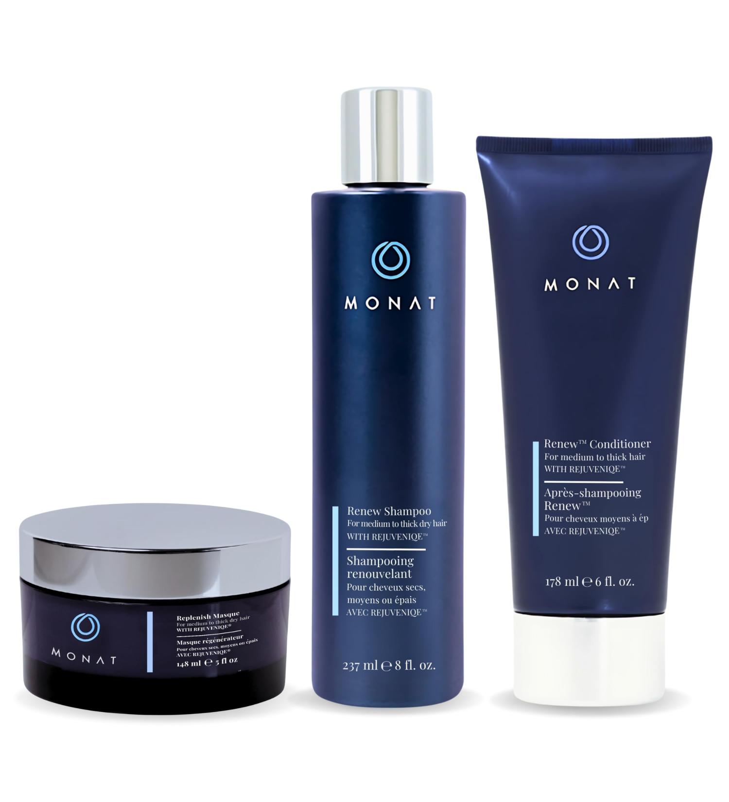 Renew Hydrating Hair Care System - Ultimate Shampoo Conditioner & Masque for Dry Brittle Hair | 8 oz 6 oz 5 oz - Shop Now - Buy Online on GoSupps.com