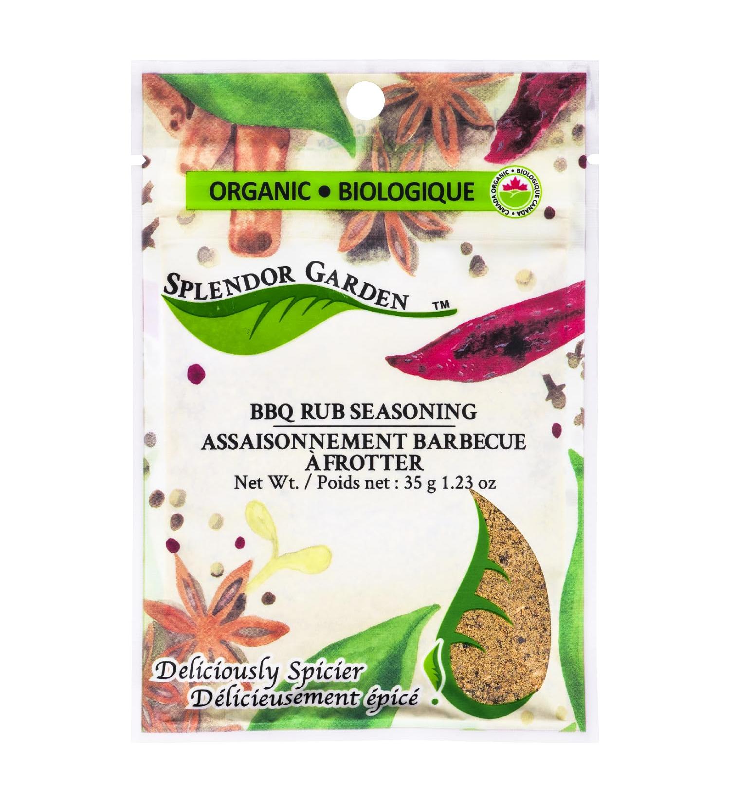 Splendor Garden organic Bbq Rub Seasoning 35.0 Gram 35 g (Pack of 1) - Buy Online on GoSupps.com