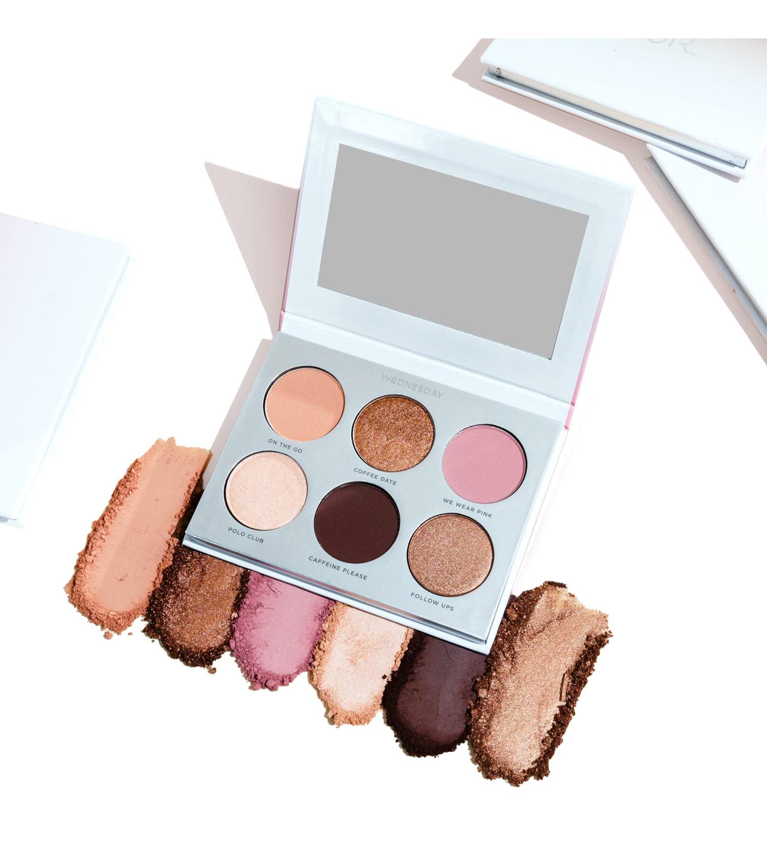 On Point Eyeshadow Palette Wednesday (Neutrals) 0.16 oz - R MINERALS Matte, Shimmer & Metallic Shades - Skincare-Infused Formula - Buy Online on GoSupps.com