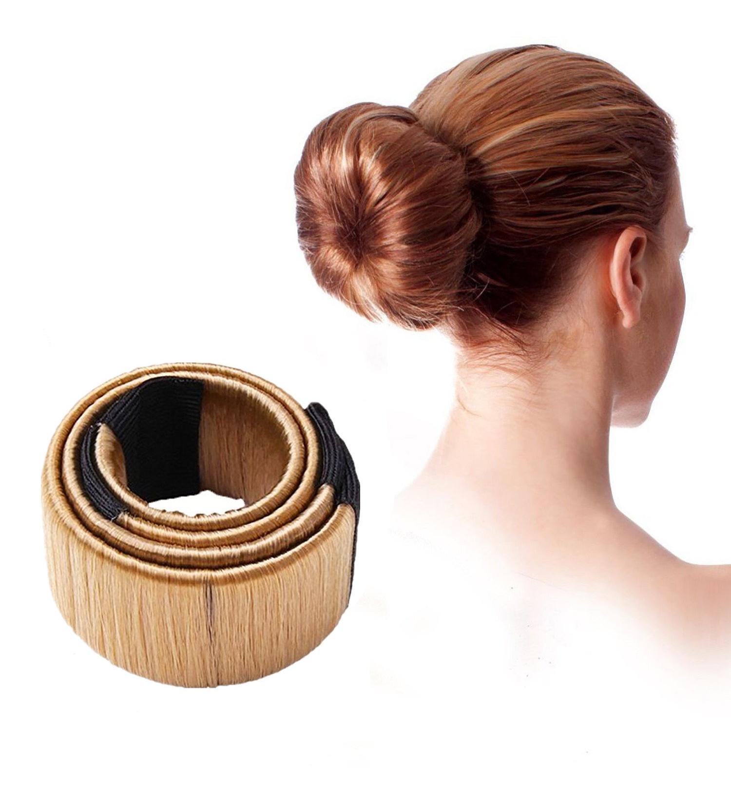 Women's Hair Styling Tool Kit - Donut Bun Maker French Twist Clips & Braid Holders for Long Thick Hair - Buy Online on GoSupps.com