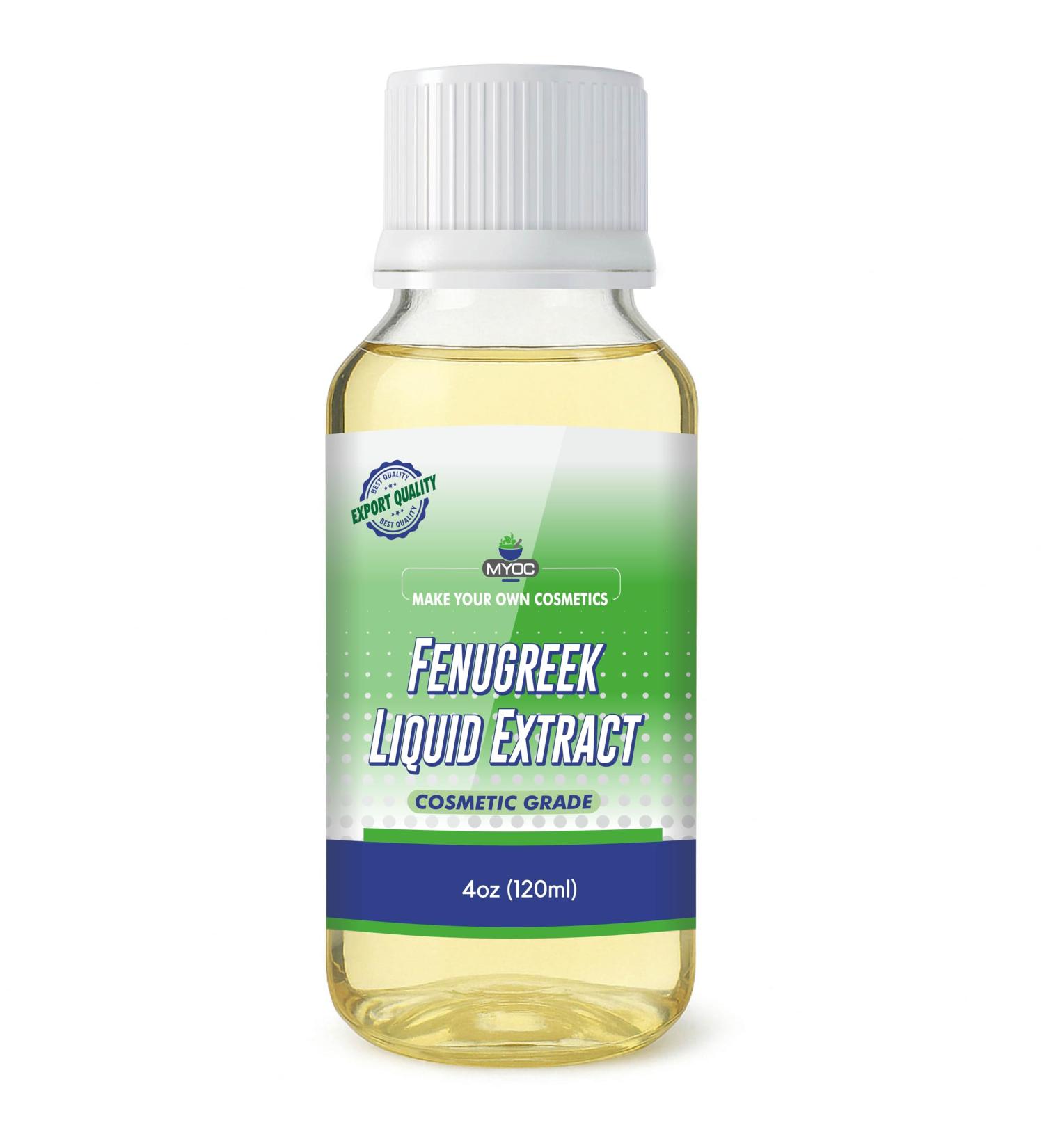 Myoc Fenugreek_Liquid_Extract__Cosmetic_Grade_Botanical_Ingredient__NonEdible__Herbal_Extract_for_DIY_Haircare_&_Skincare__120ml