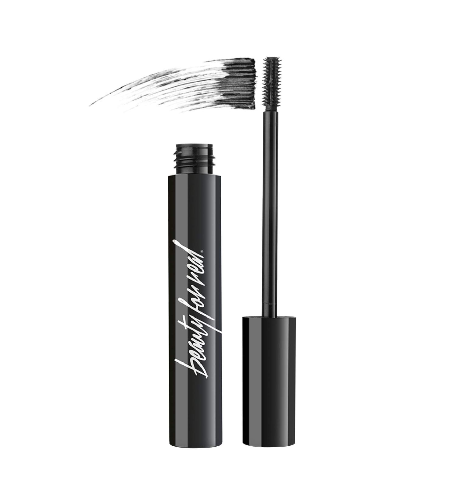 Beauty for Real Hi-Def Mascara Just Black - Volumizing Lash Definer | Smudge Proof, Curling Formula - 0.31 fl oz - Buy Online on GoSupps.com