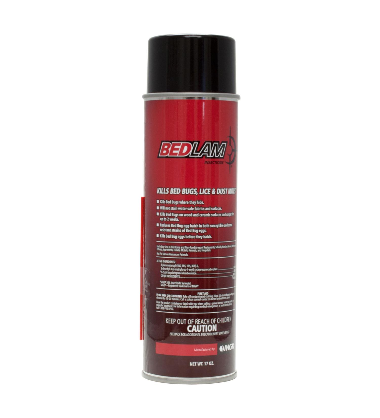 Bedlam Insecticide Spray - Kills Bed Bugs, Lice, and Dust Mites (17 oz)