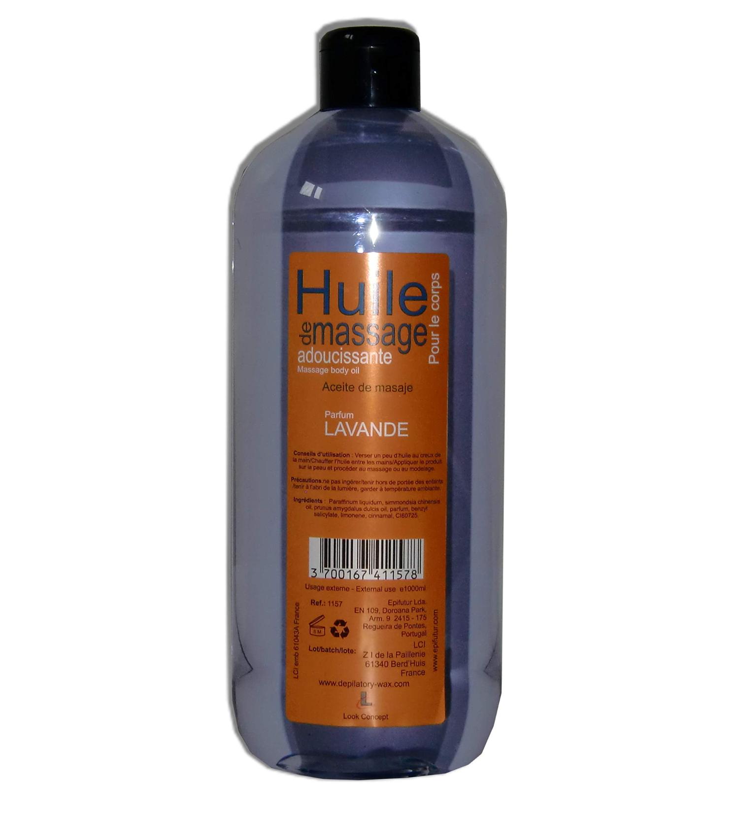 storepil - Huile de massage Adoucissante - LAVANDE - 1 litre