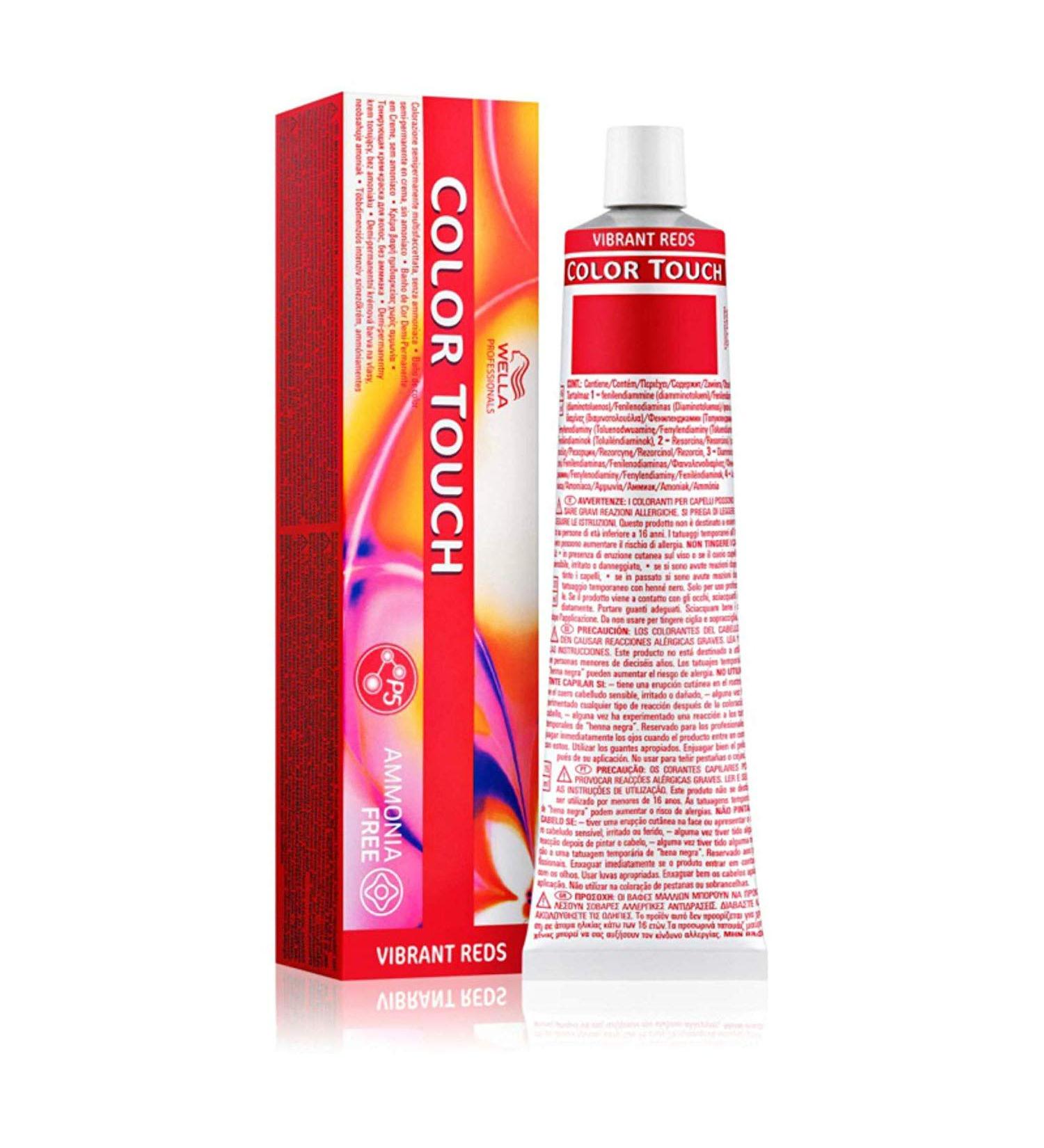  Wella Professionals Wella Color Touch Vibrant Red 4/57 60ml - Buy Online on GoSupps.com