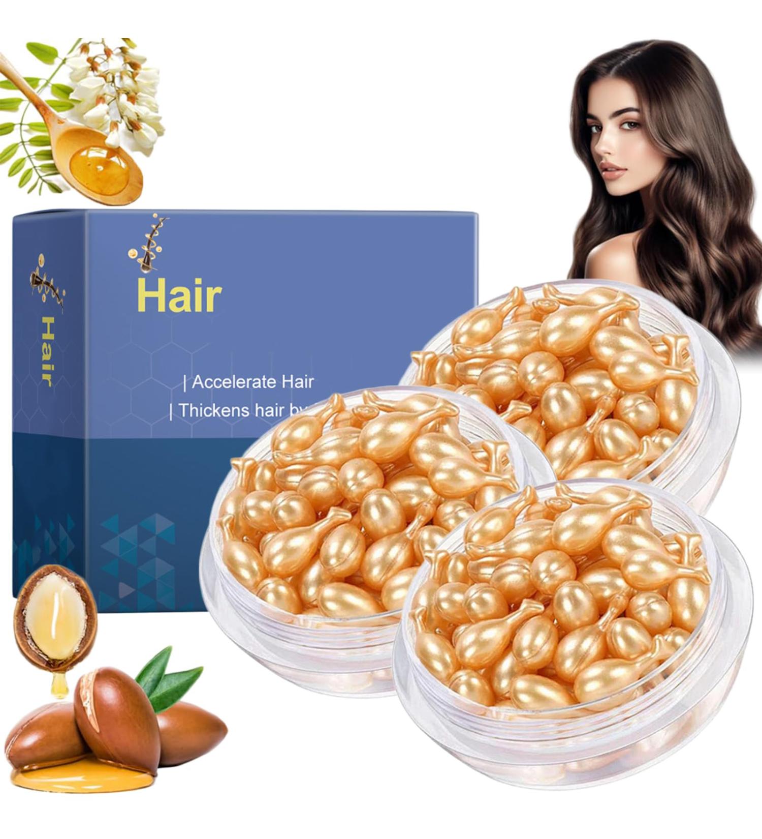 Hair Densityboost Capsules Hair Serum Capsules Hair Treatment Serum Hair Vitamin Serum Capsule Hair Serum For Frizzy And Damaged Hair (3 Boxes) - Buy Online on GoSupps.com