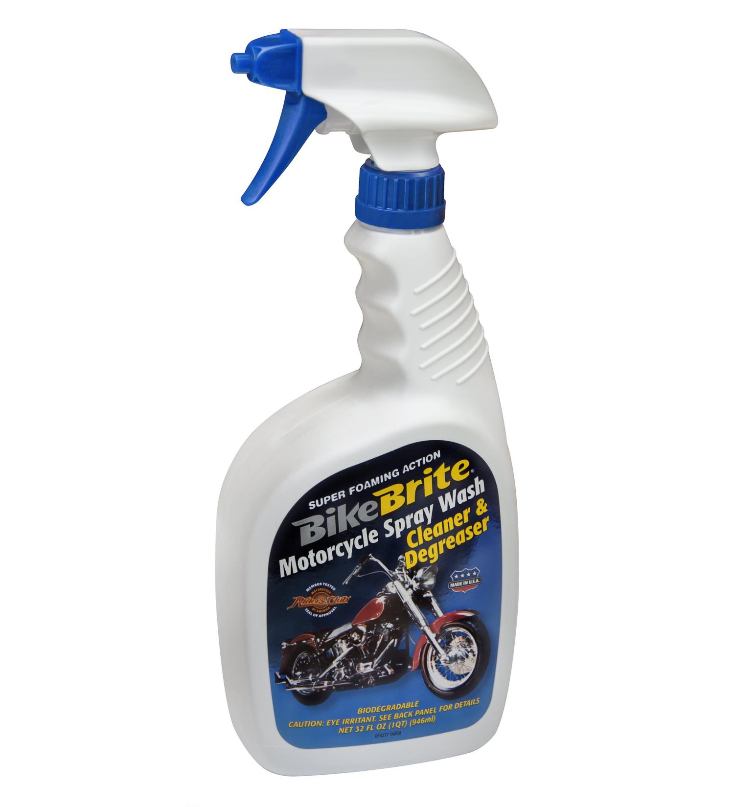 Bike Brite MC44 Motorcycle Spray Wash Cleaner and Degreaser - 32 fl. oz,Blue