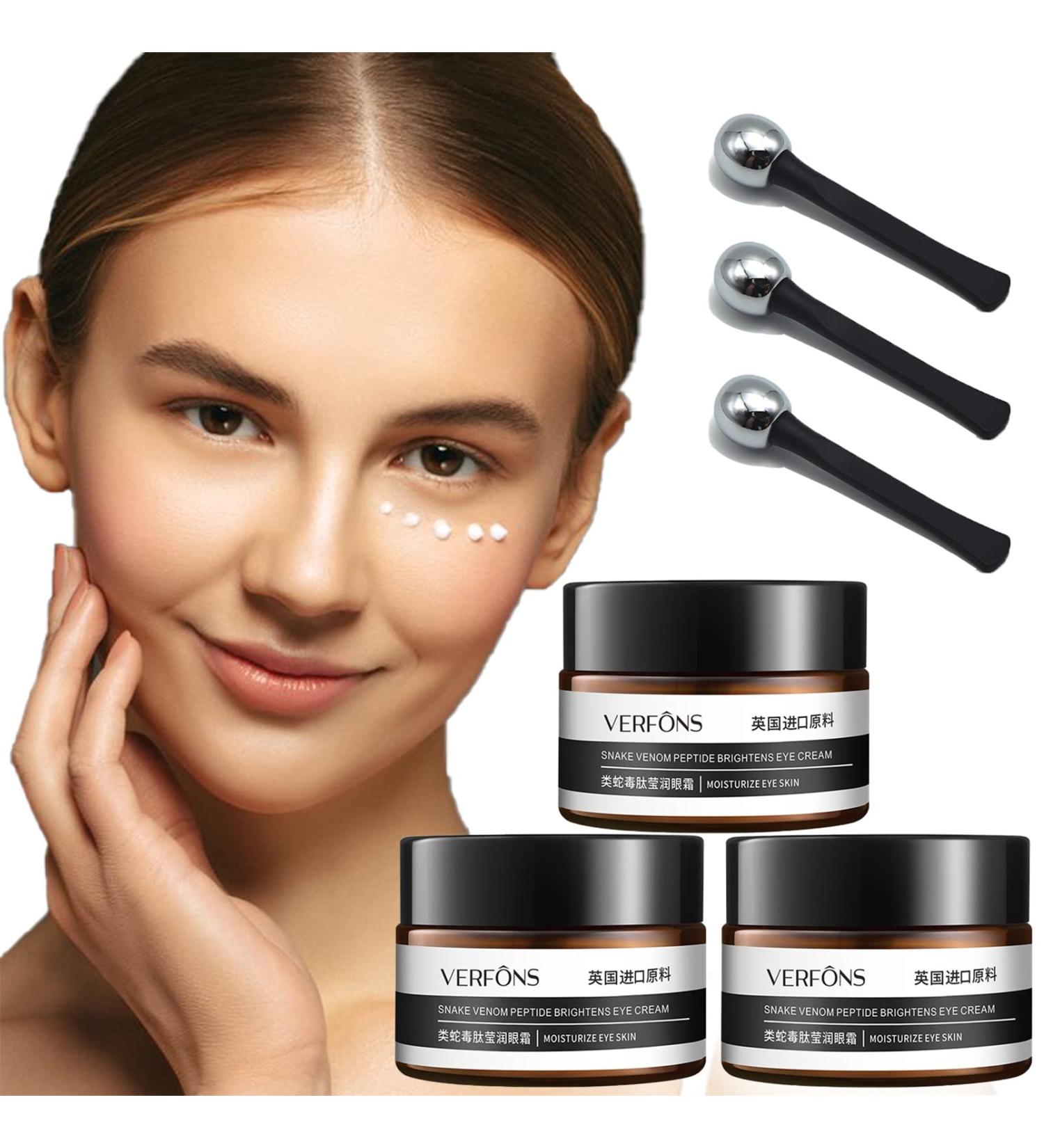 Verfons Snake Venom Peptide Firming Eye Cream - Anti-Wrinkle & Anti-Aging Formula (3pcs) - Buy Online on GoSupps.com