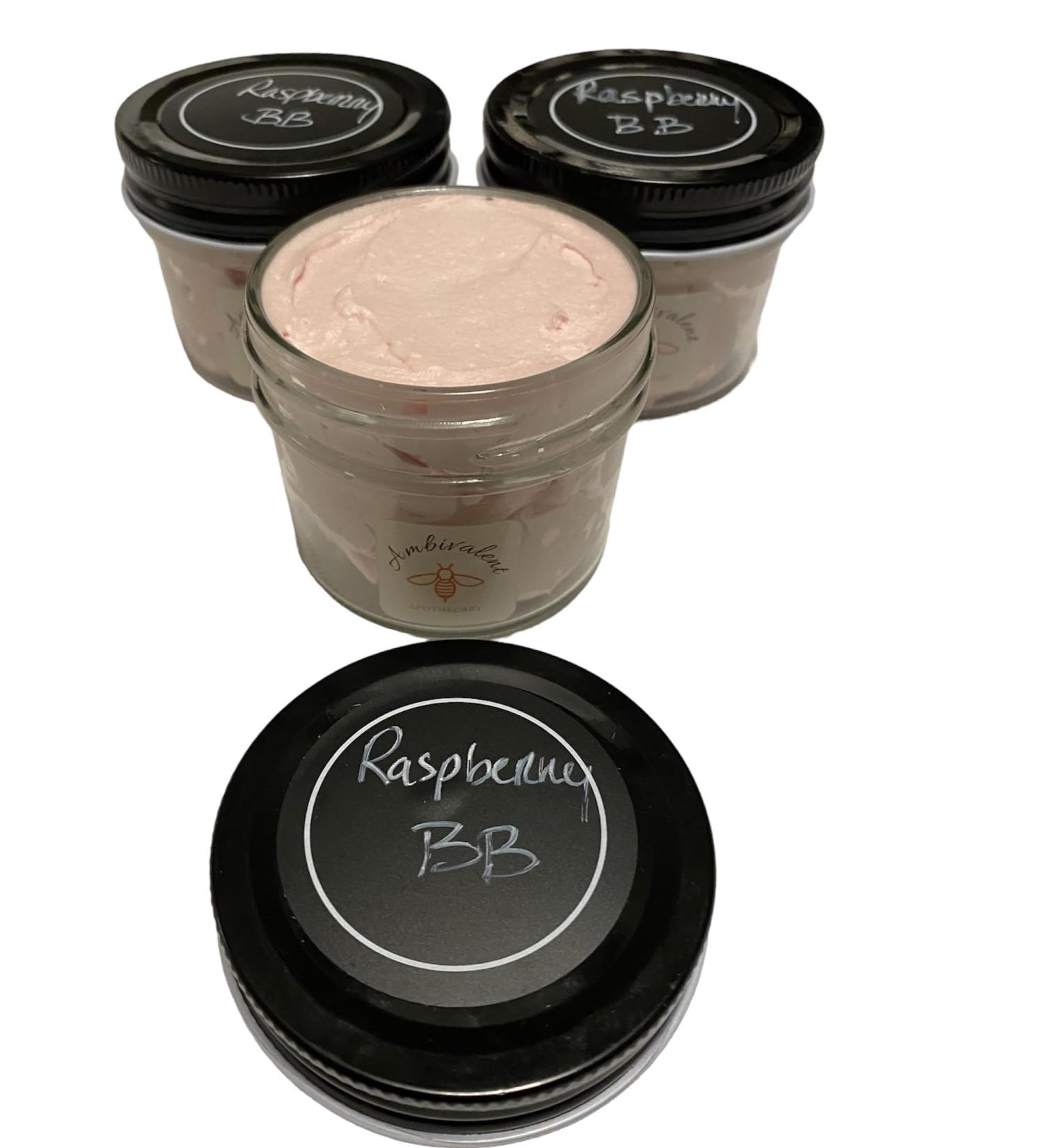 Ambivalent Apothecary Handmade All Natural Organic Whipped Body Butter (Rasbperry)