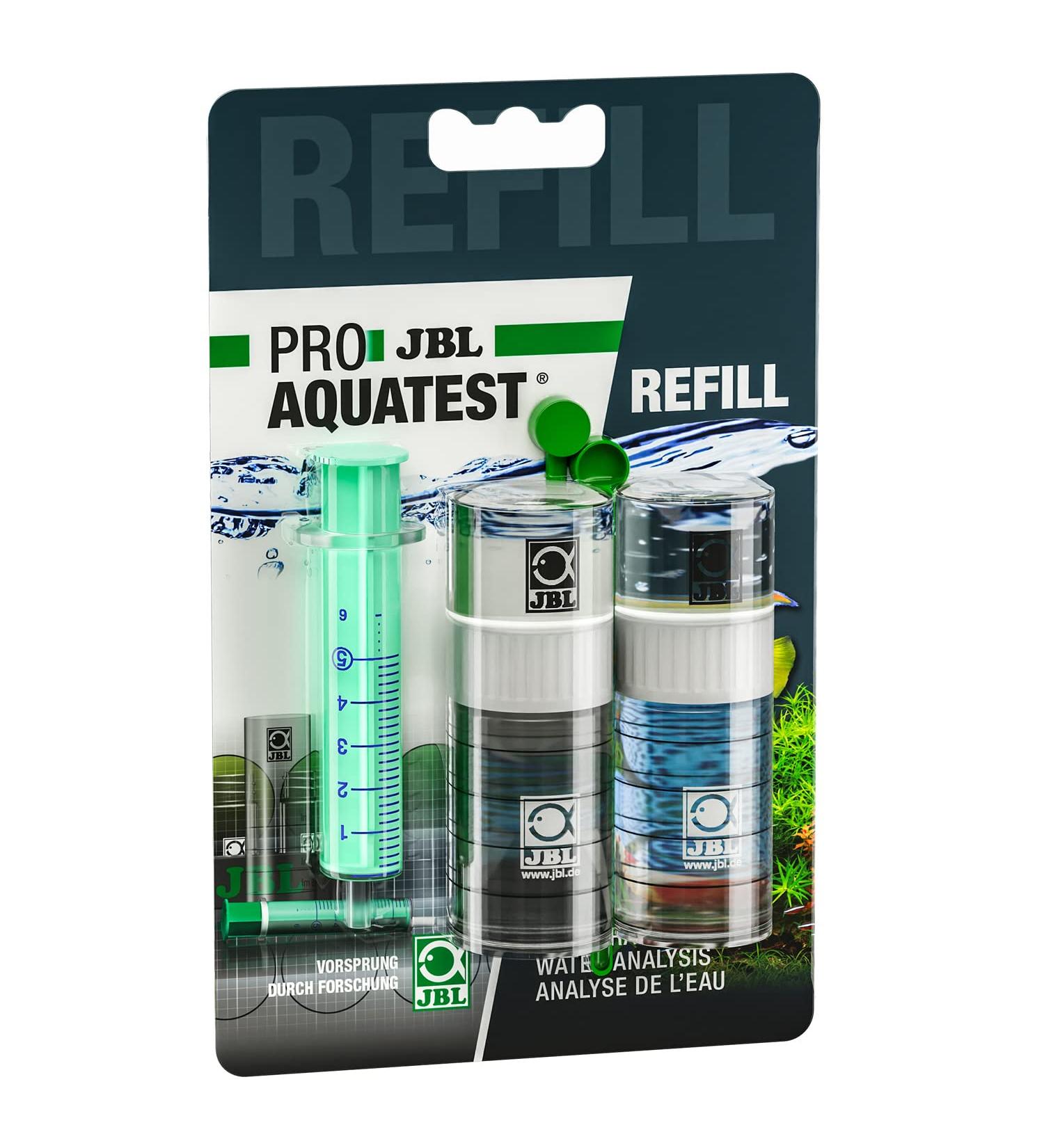 JBL PROAQUATEST spare parts set for JBL water tests 2 glass cuvettes 2 plastic cuvettes 1 syringe 2 measuring spoons