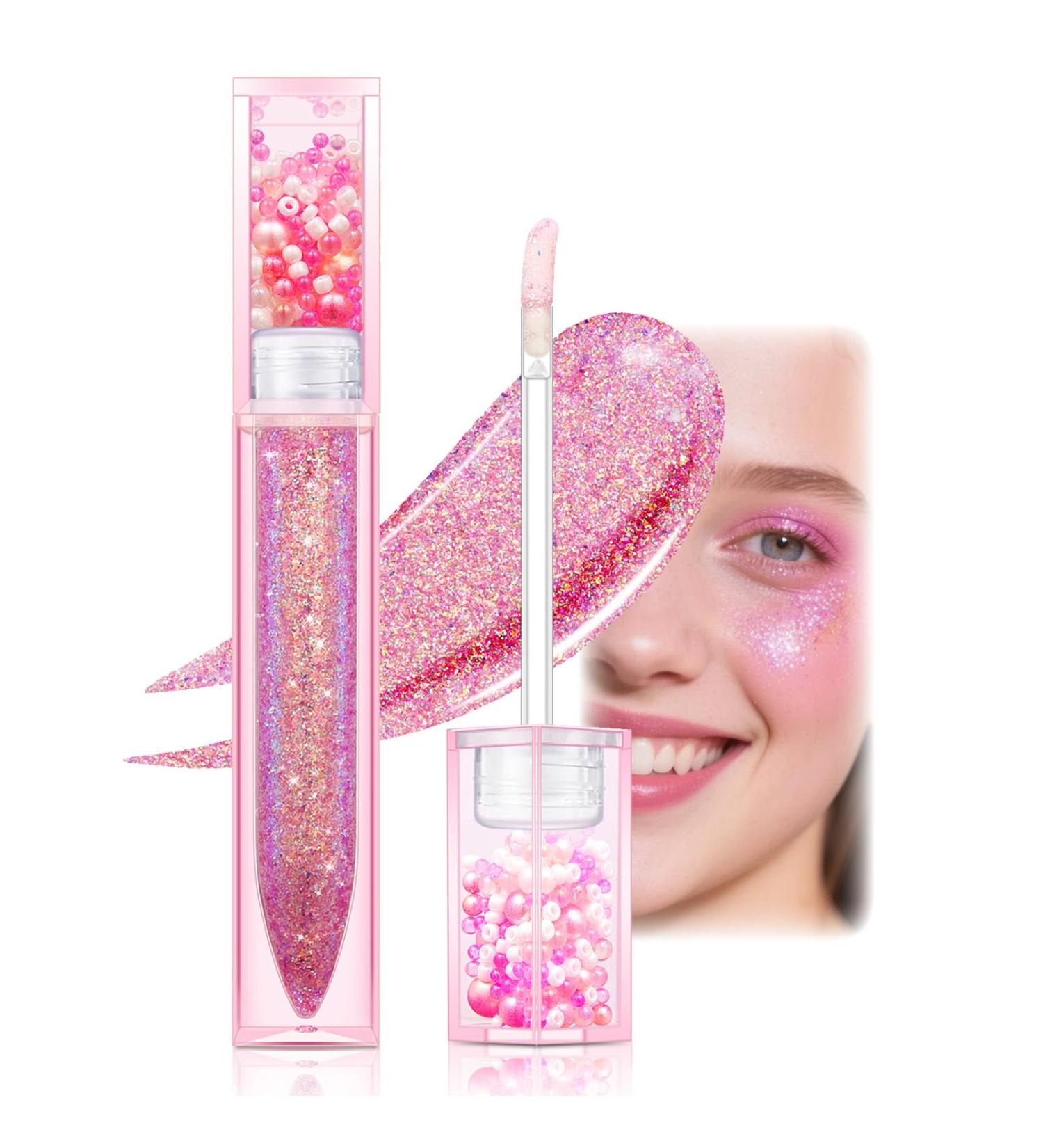  ARCHIDATE Glitter body gel festival accessories makeup gel glue-free direct application safe and healthy formula essential for festivals stage makeup and face painting - Buy Online on GoSupps.com