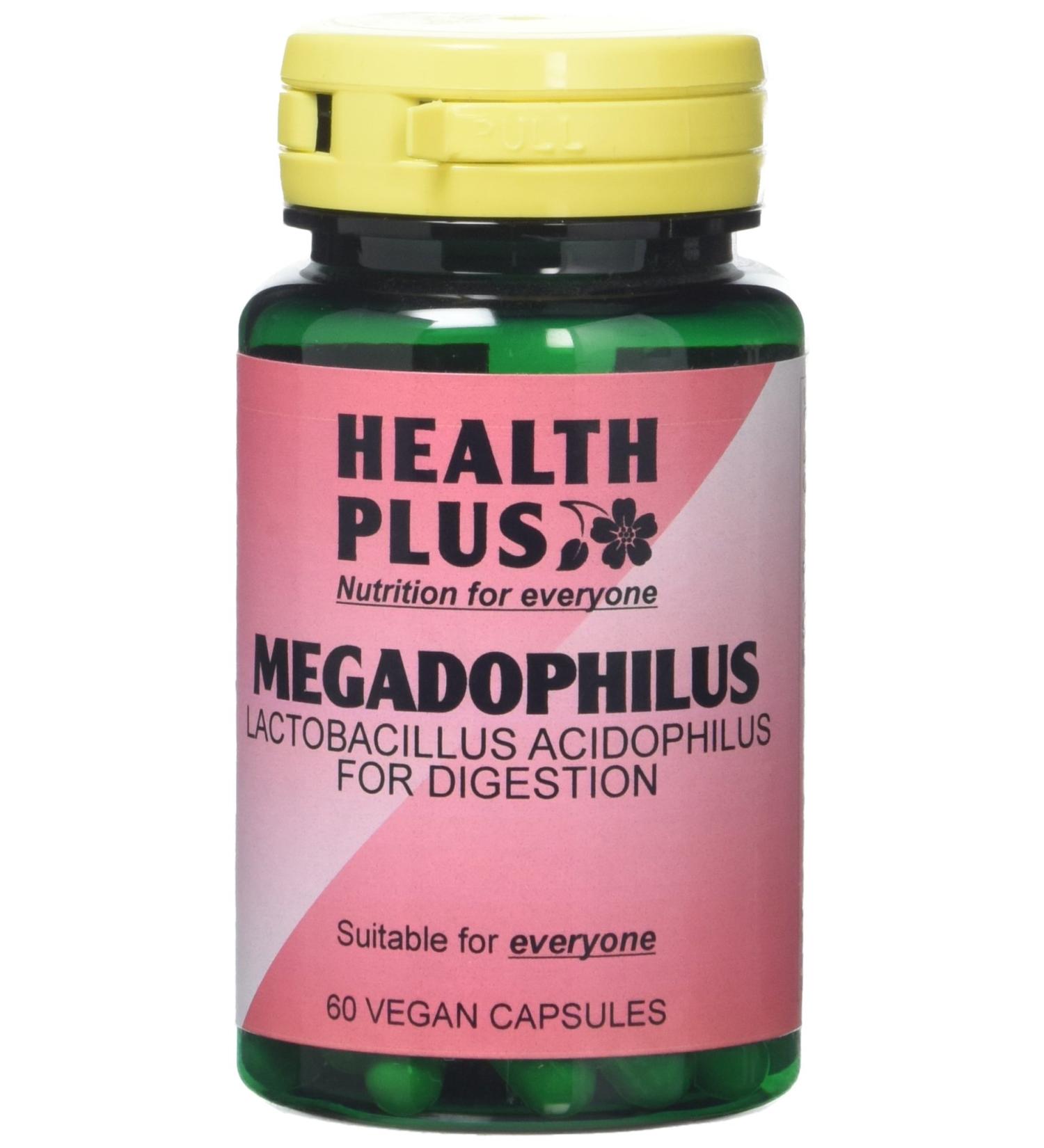 Health Plus Megadophilus Probiotic Supplement - 60 Capsules - Buy Online on GoSupps.com