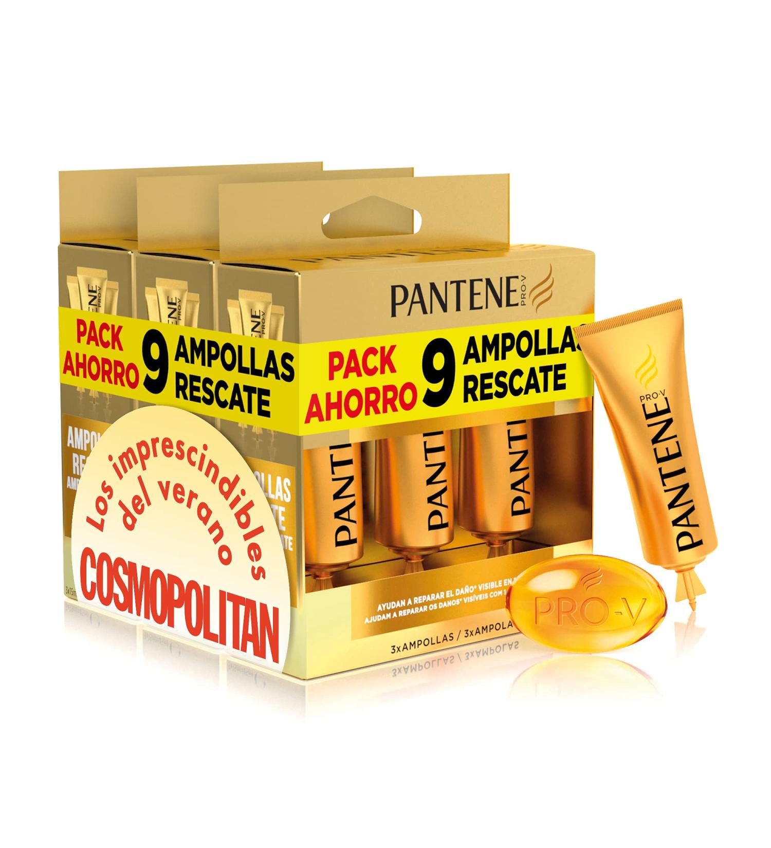 Pantene Pro-V Repair & Protect Ampoules - Strengthen Weak Damaged Hair | 3 x 15ml | Ideal with Shampoo Conditioner & Mask - Buy Online on GoSupps.com