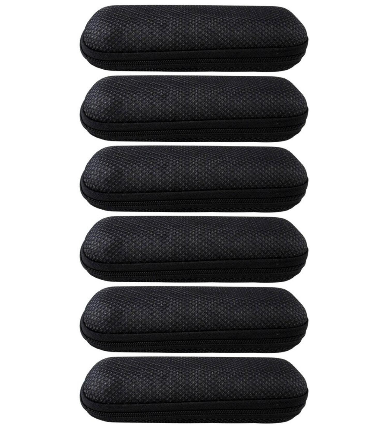 Eyekepper EVA Zip Case for Reading Glasses - Black (6 Pack) | Durable & Stylish Eyewear Protection - International Shipping Available - Buy Online on GoSupps.com